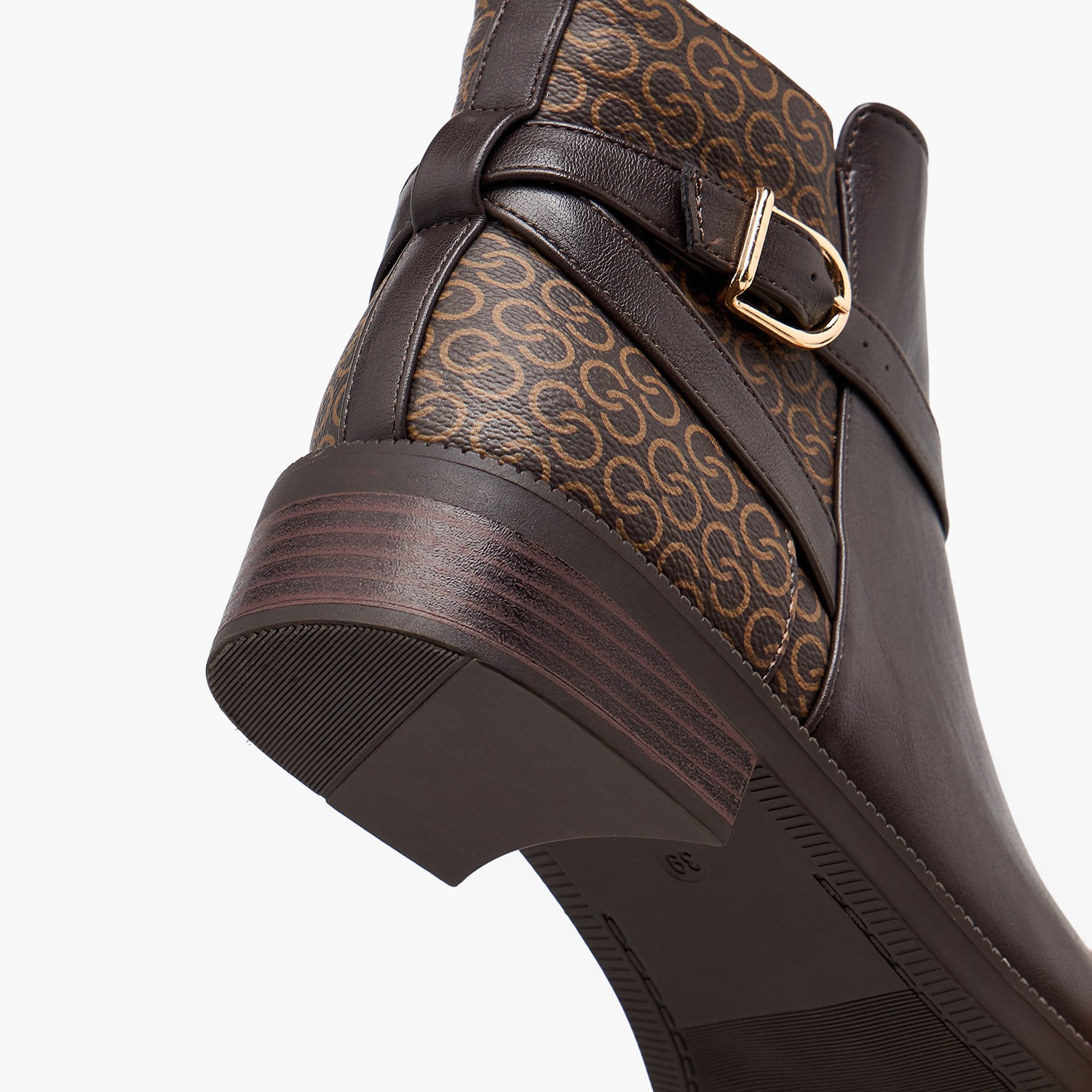 Celeste Women Monogram Print Ankle Boots-women-shoes-boots-image-5