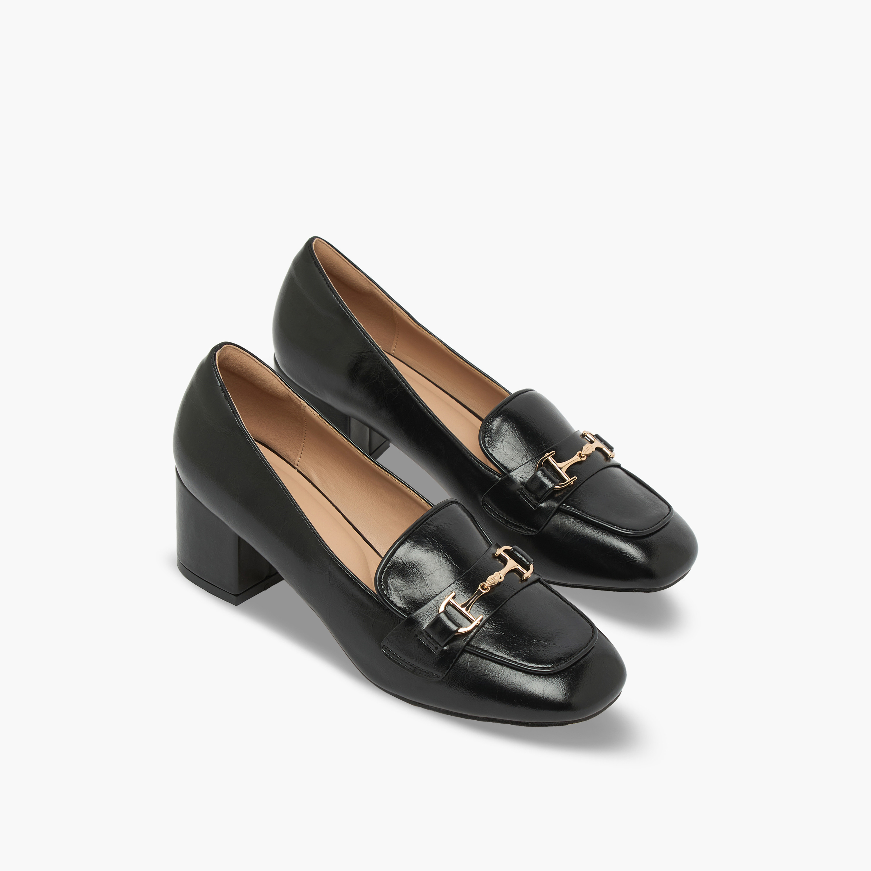 Celeste Women Block Heel Loafers-women-shoes-sandals-heeled-image-1