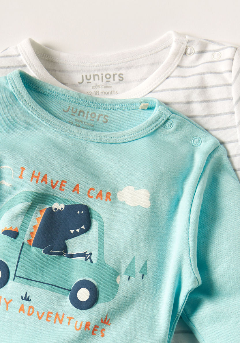 Juniors 4-Piece Printed Clothing Gift Set-Clothes Sets-image-1