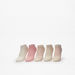 Celeste Textured Ankle Length Socks - Set of 5-Women%27s Socks-thumbnailMobile-0