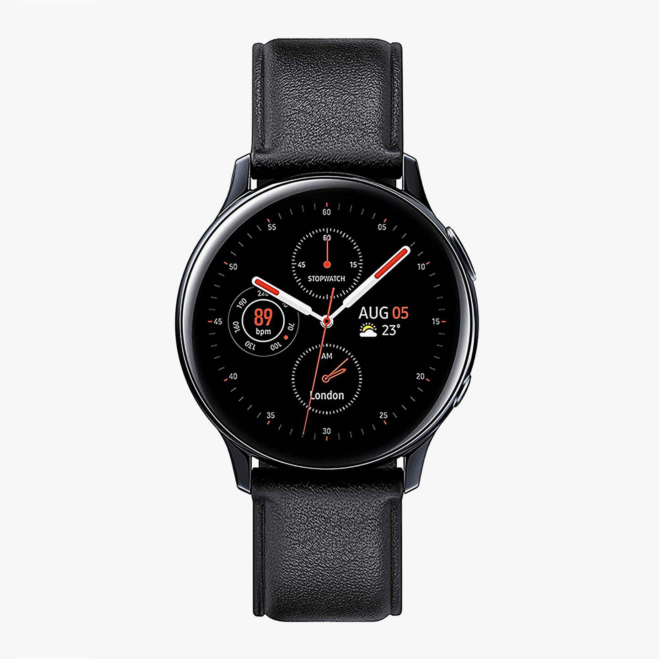Samsung Galaxy Watch Active 2 Stainless Steel 40mm Black, Model SM-R830-men-watchesandjewellery-watches-image-1