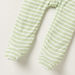 Juniors Striped Closed Feet Sleepsuit with Long Sleeves and Zip Closure-Sleepsuits-thumbnail-2