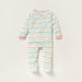 Juniors Striped Closed Feet Sleepsuit with Round Neck and Long Sleeves-Sleepsuits-thumbnailMobile-0