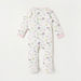 Juniors Floral Print Closed Feet Sleepsuit with Zip Closure-Sleepsuits-thumbnail-0