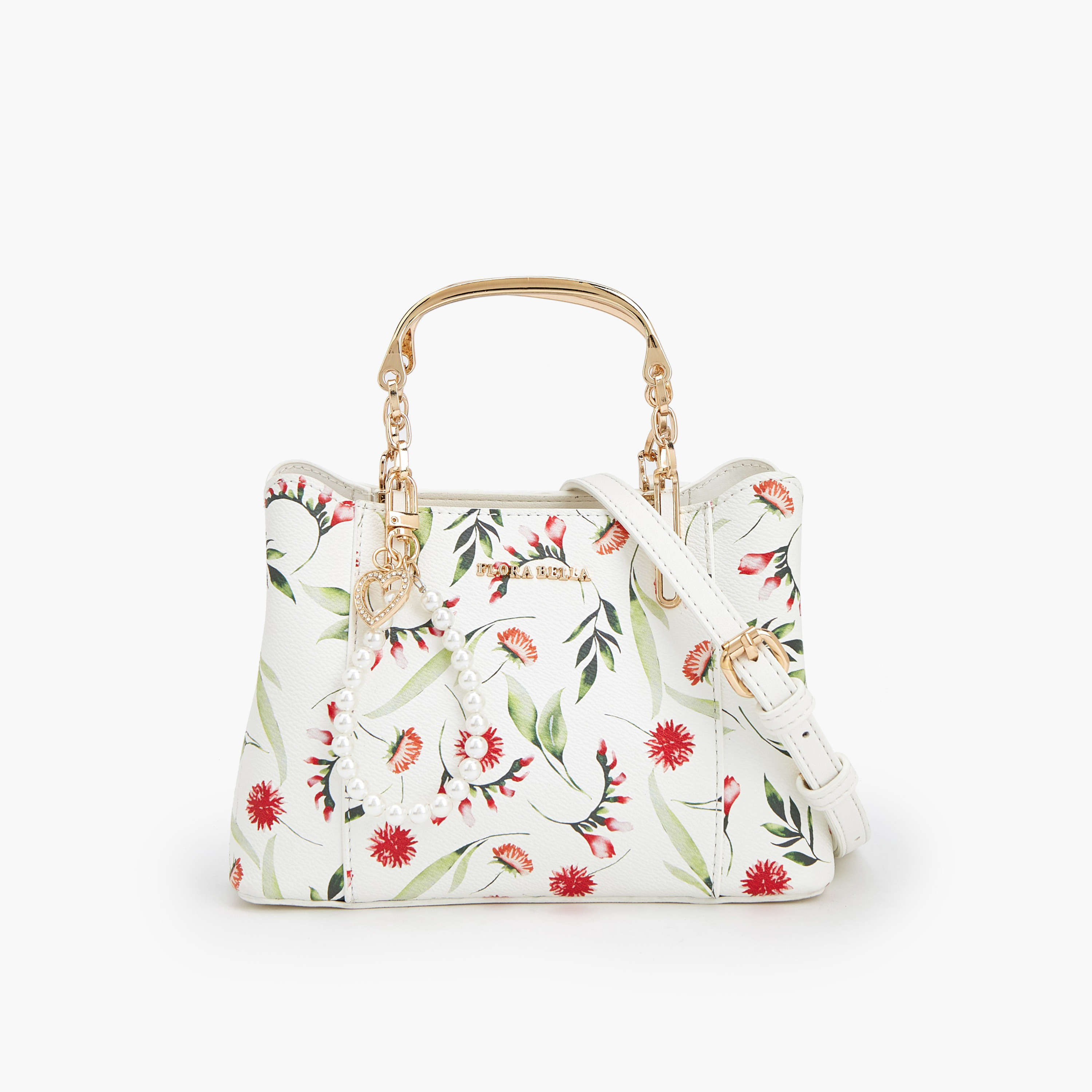 شنطة توت بحزام قابل للفصل وبطبعات من فلورا بيلا-women-bagsandwallets-handbags-image-1