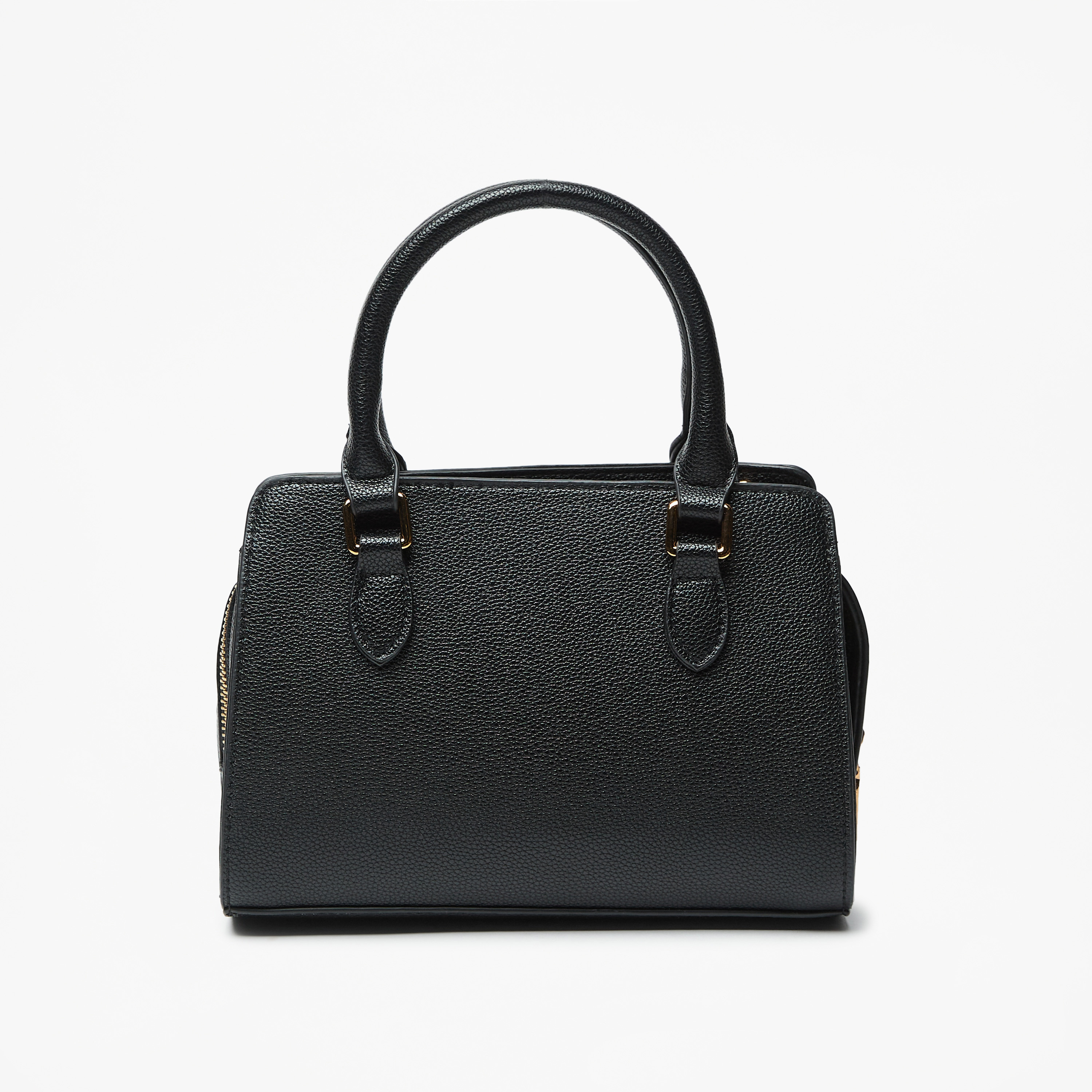 شنطة توتي بارزة الملمس بحزام قابل للفصل وسحاب إغلاق من فلورا بيلا-women-bagsandwallets-handbags-image-4