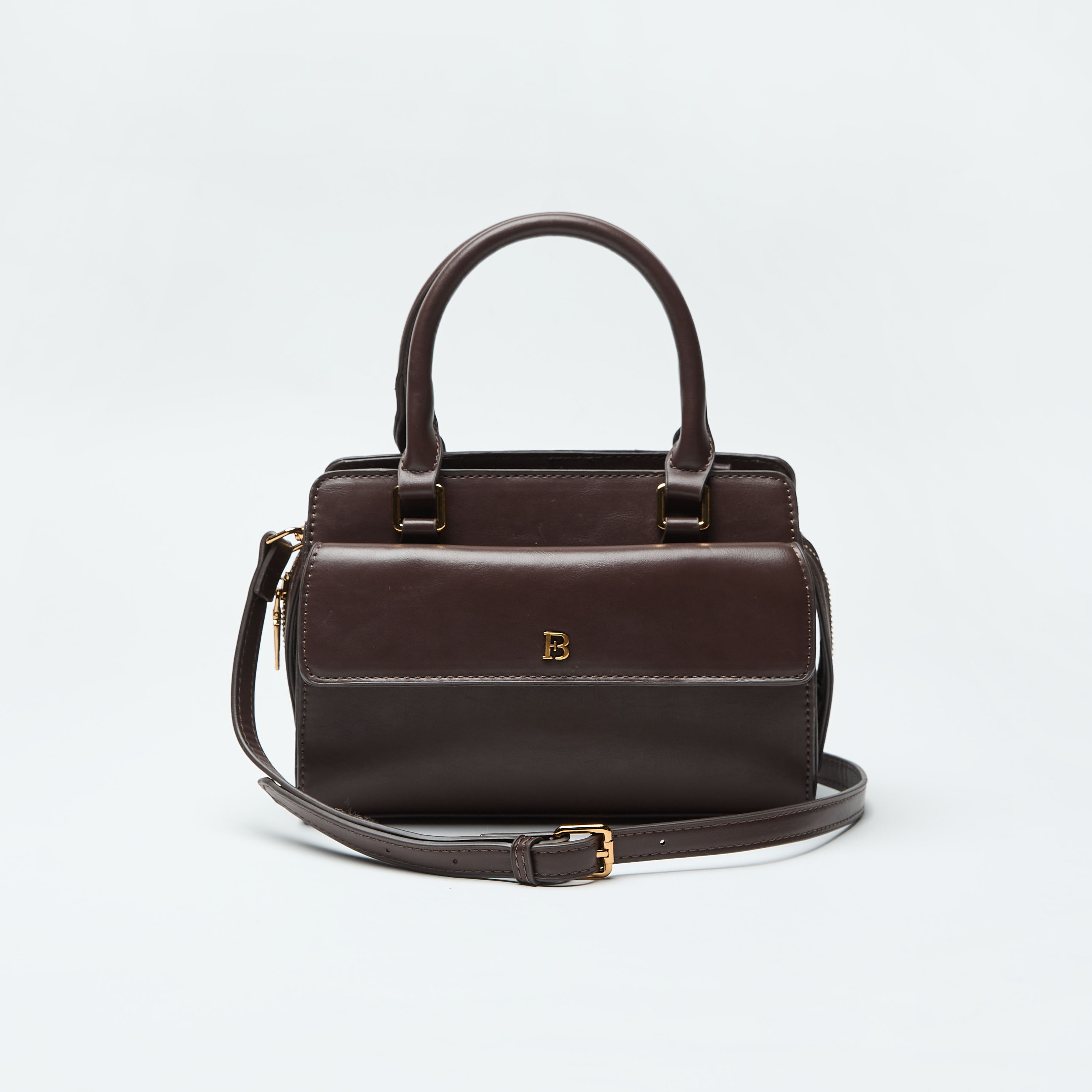 Flora Bella Textured Tote Bag with Detachable Strap and Zip Closure-women-bagsandwallets-handbags-image-6