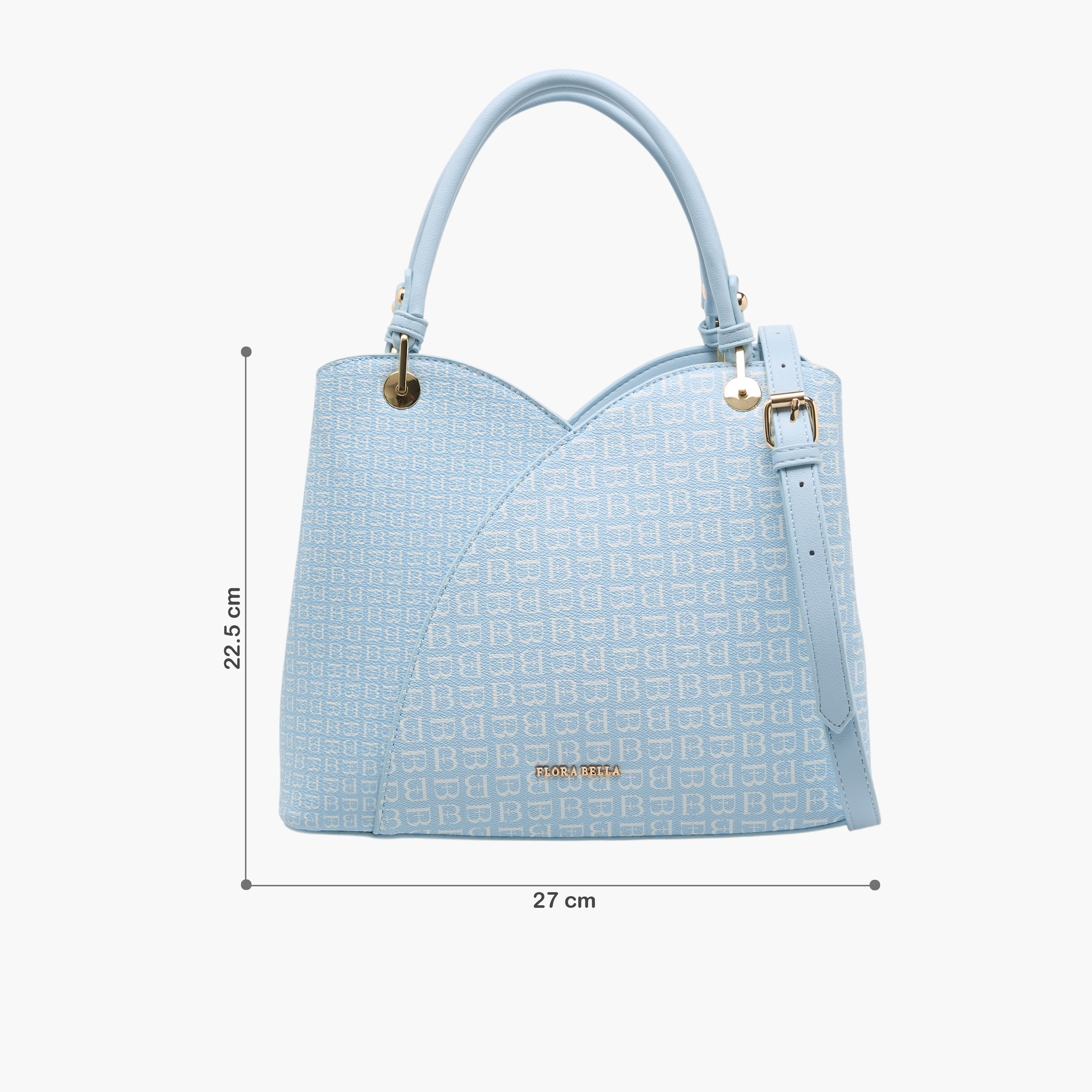شنطة توتي بطبعات مونوجرام وحزام قابل للفصل من فلورا بيلا-women-bagsandwallets-handbags-image-2
