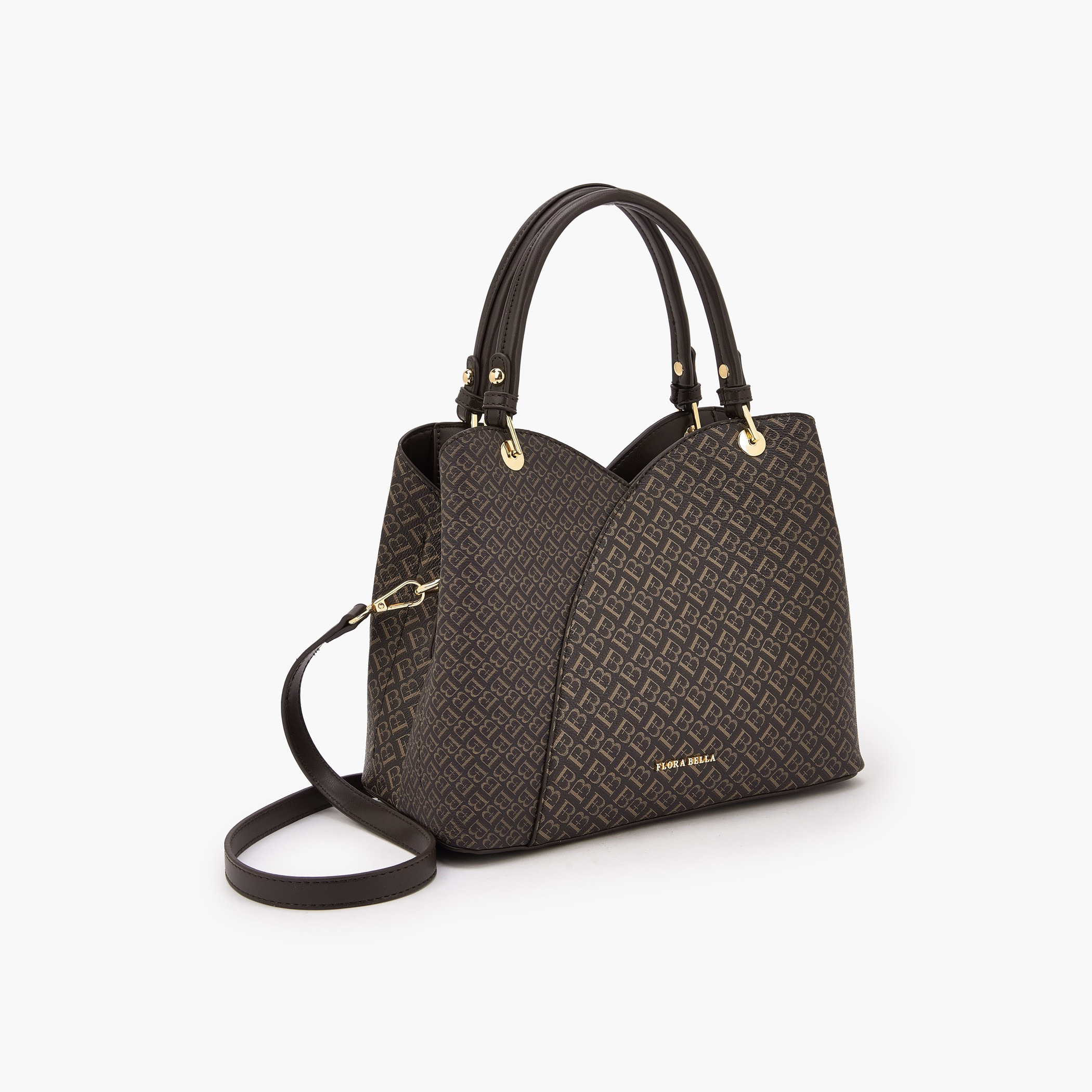 شنطة توتي بطبعات مونوجرام وحزام قابل للفصل من فلورا بيلا-women-bagsandwallets-handbags-image-4