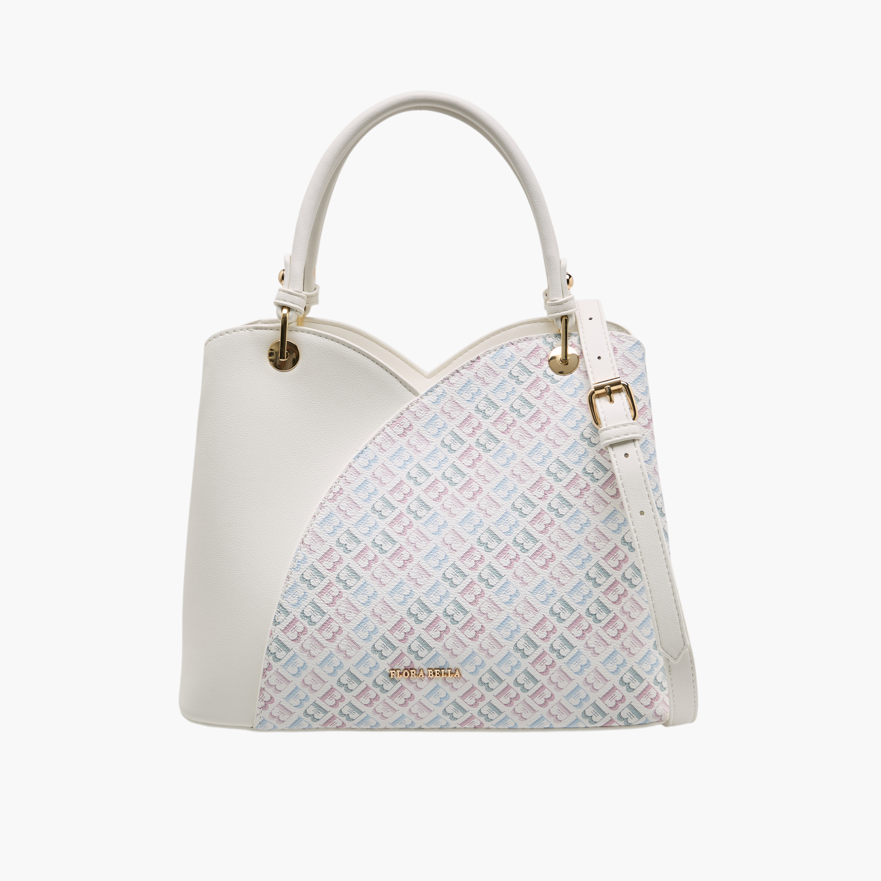 شنطة توتي بطبعات مونوجرام وحزام قابل للفصل من فلورا بيلا-women-bagsandwallets-handbags-image-1