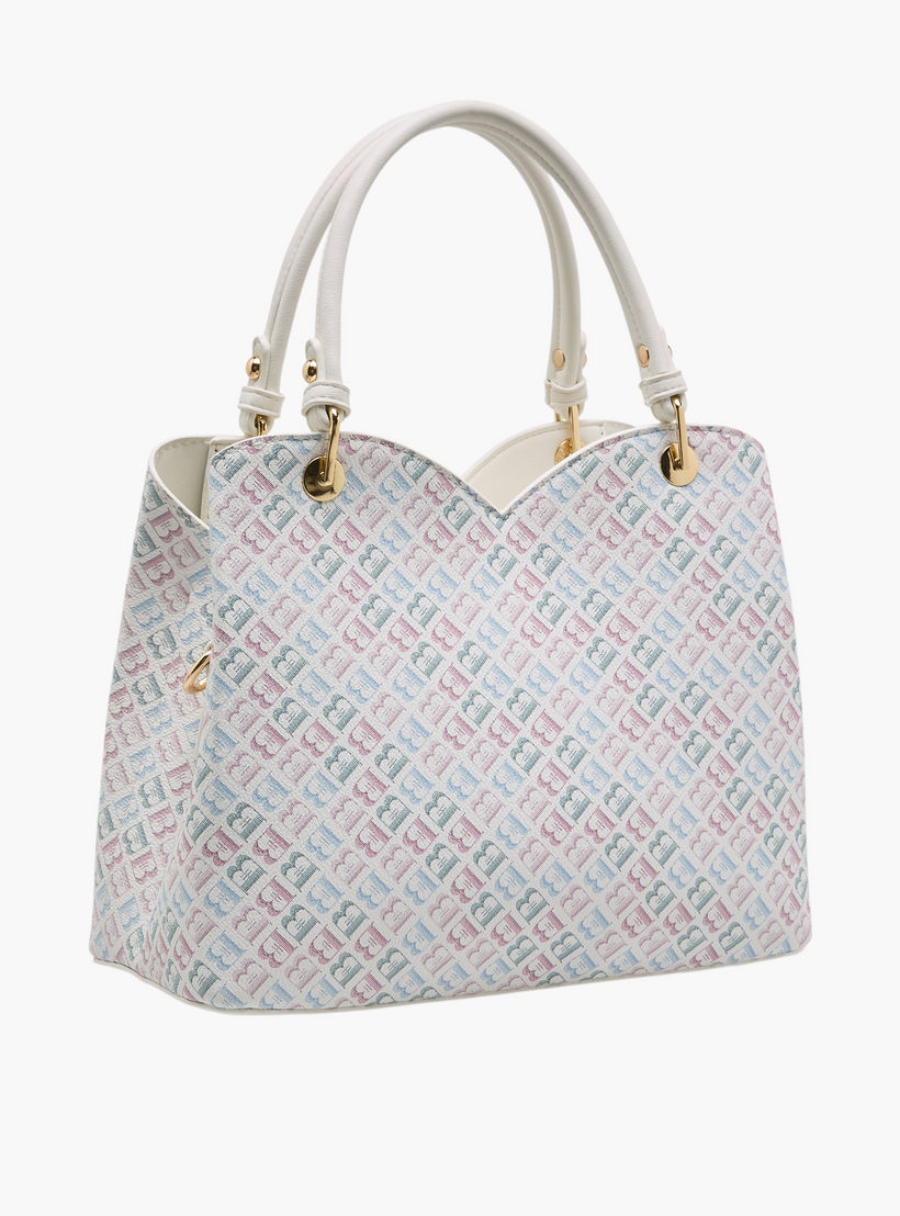 شنطة توتي بطبعات مونوجرام وحزام قابل للفصل من فلورا بيلا-women-bagsandwallets-handbags-image-5