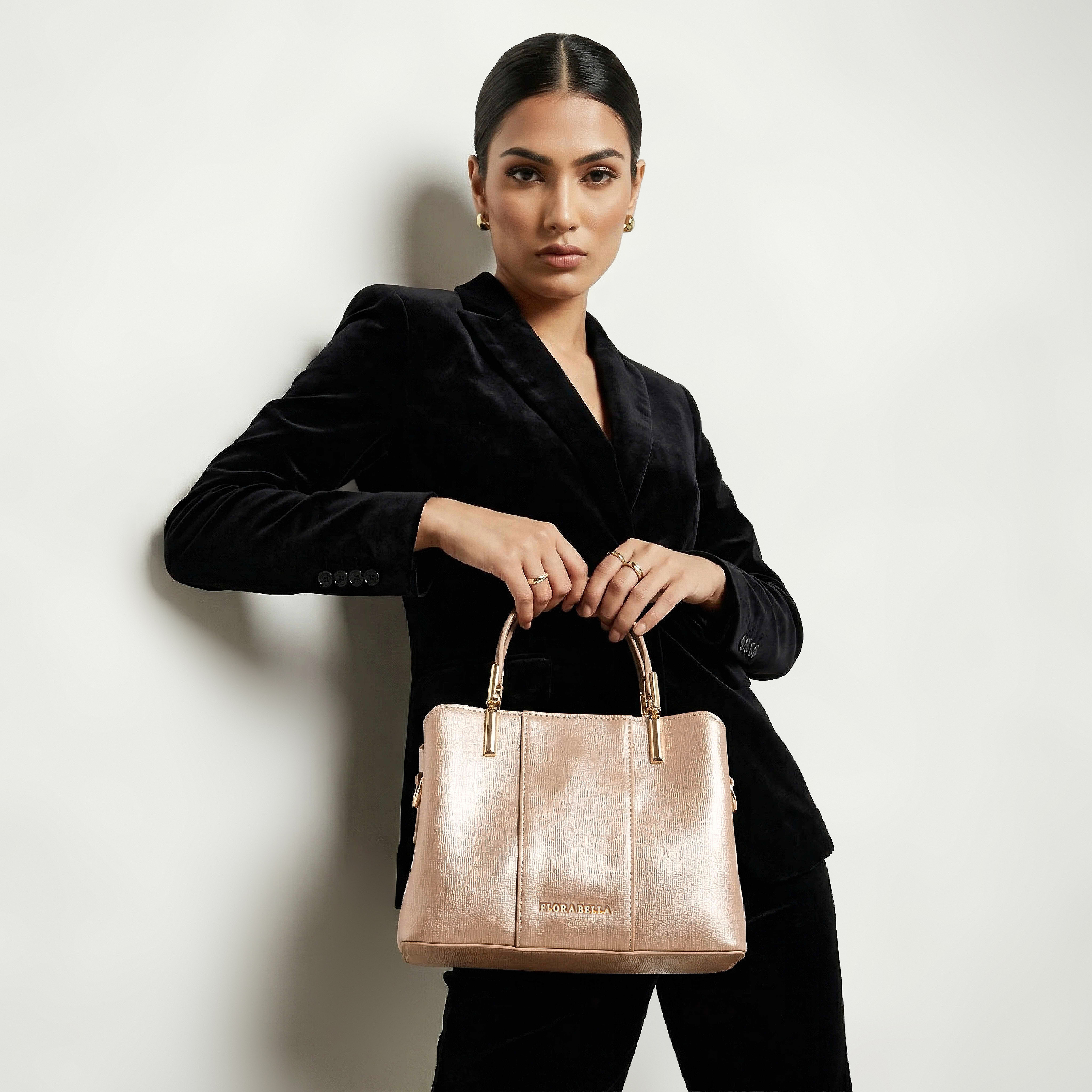 شنطة توتي بارزة الملمس مع حزام قابل للفصل من فلورا بيلا-women-bagsandwallets-handbags-image-2