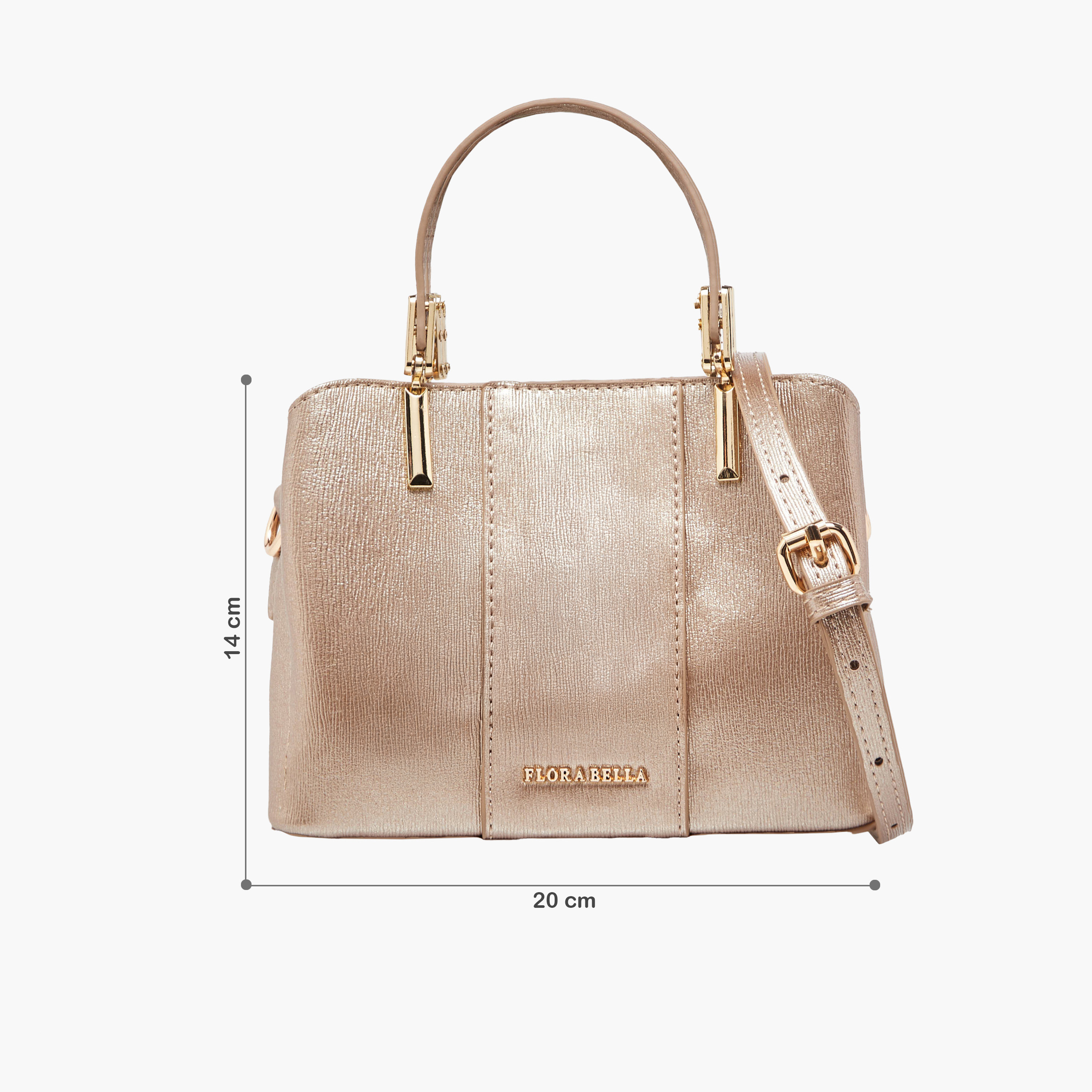 شنطة توتي بارزة الملمس مع حزام قابل للفصل من فلورا بيلا-women-bagsandwallets-handbags-image-3