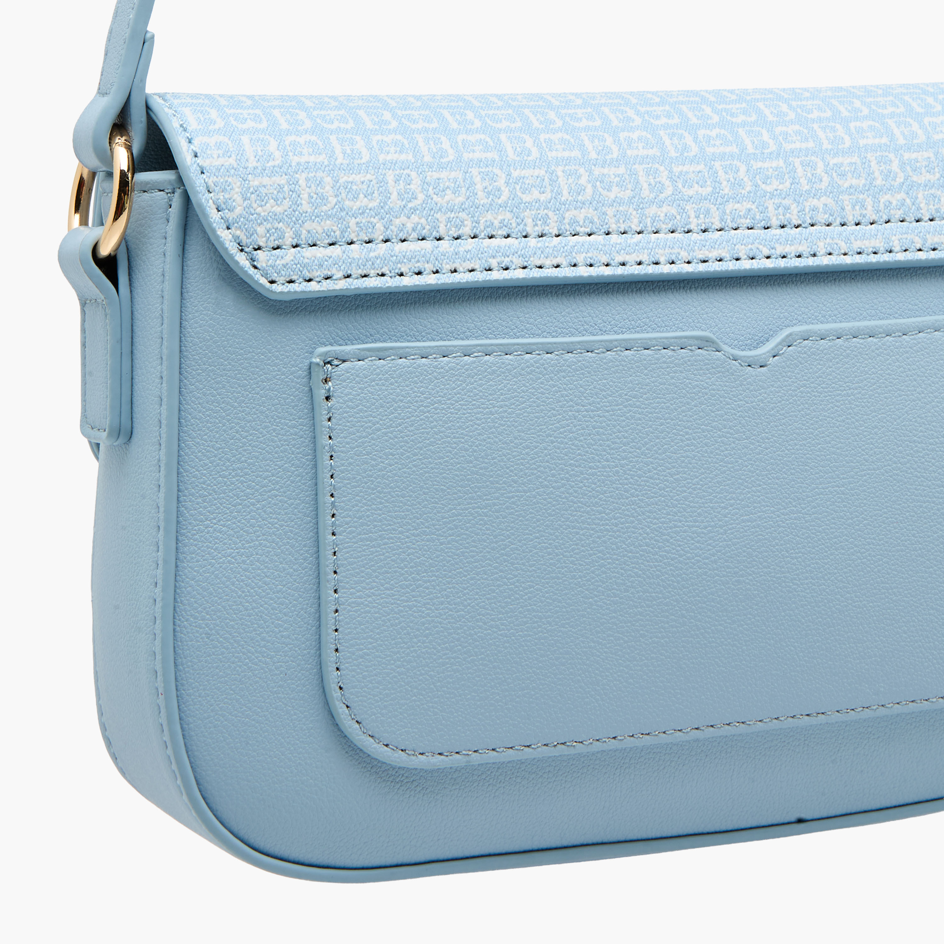 Flora Bella Monogram Print Shoulder Bag with Magnetic Button Closure-women-bagsandwallets-handbags-image-6
