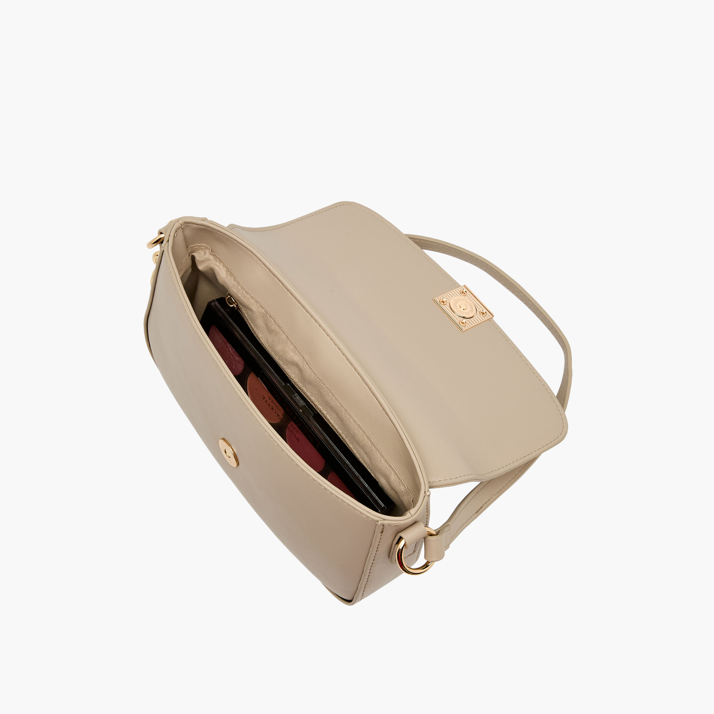 Flora Bella Monogram Print Shoulder Bag with Magnetic Button Closure-women-bagsandwallets-handbags-image-8