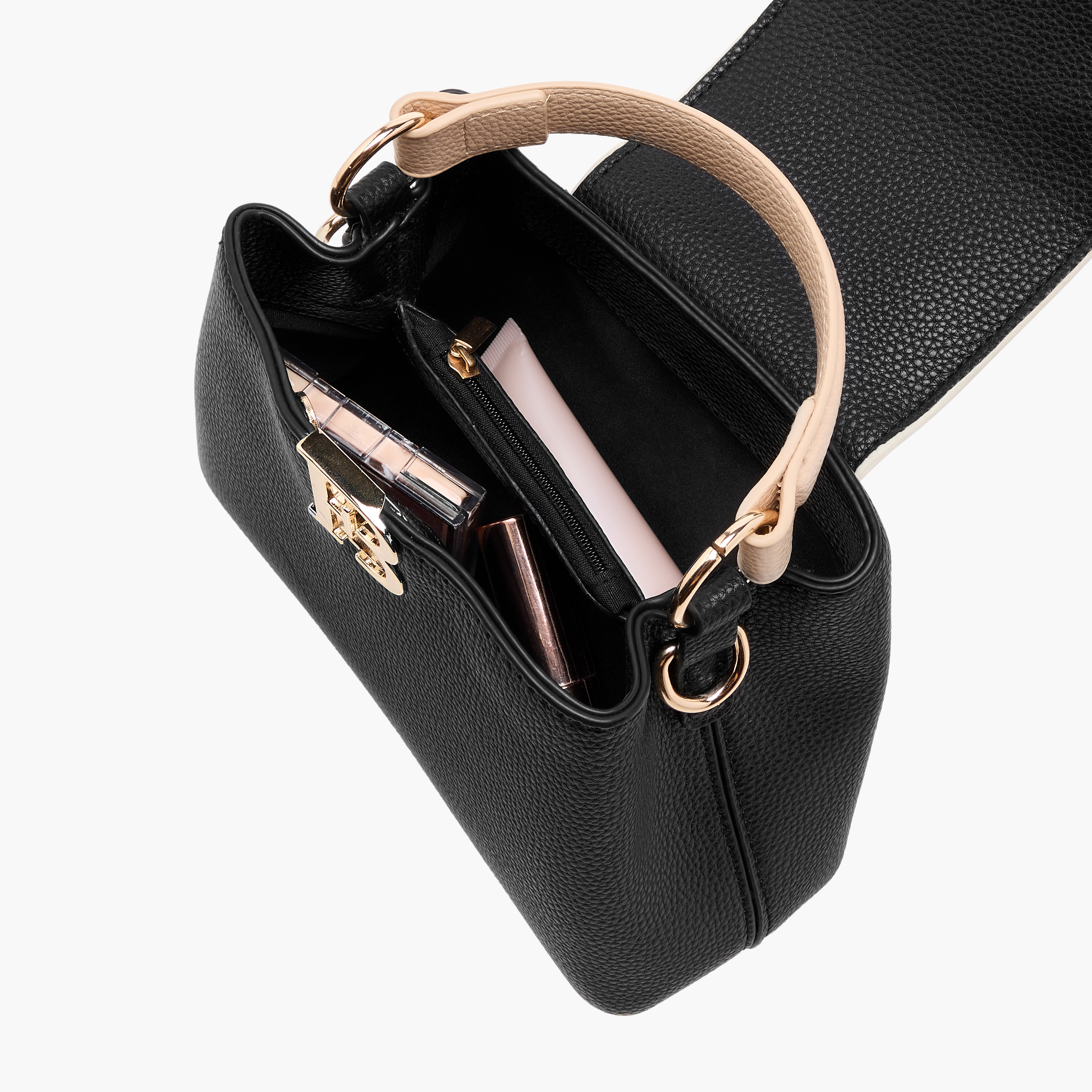 Flora Bella Textured Crossbody Bag with Detachable Shoulder Strap and Top Handle-women-bagsandwallets-handbags-image-7