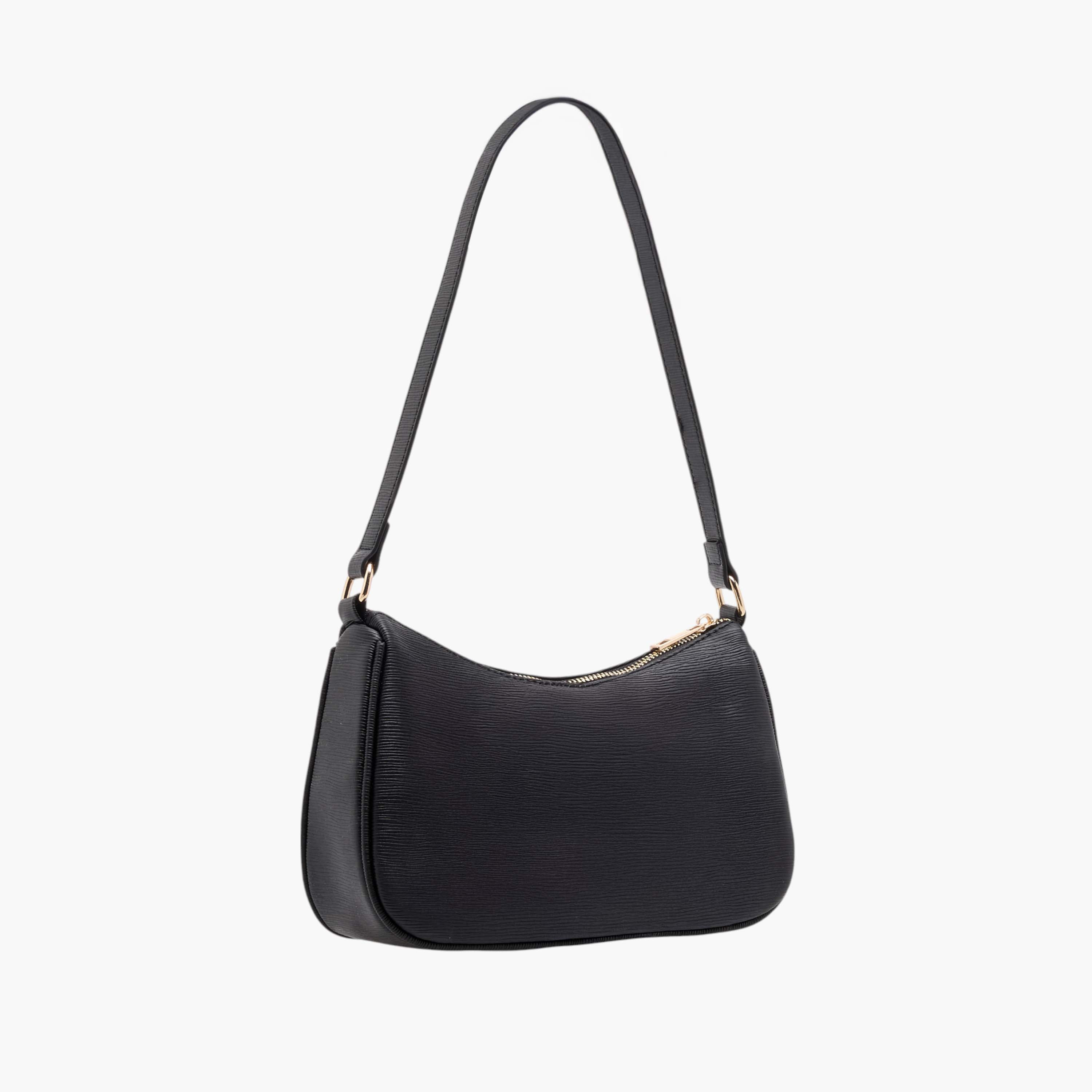 Flora Bella Textured Crossbody Bag with Detachable Strap and Zip Closure-women-bagsandwallets-handbags-image-3
