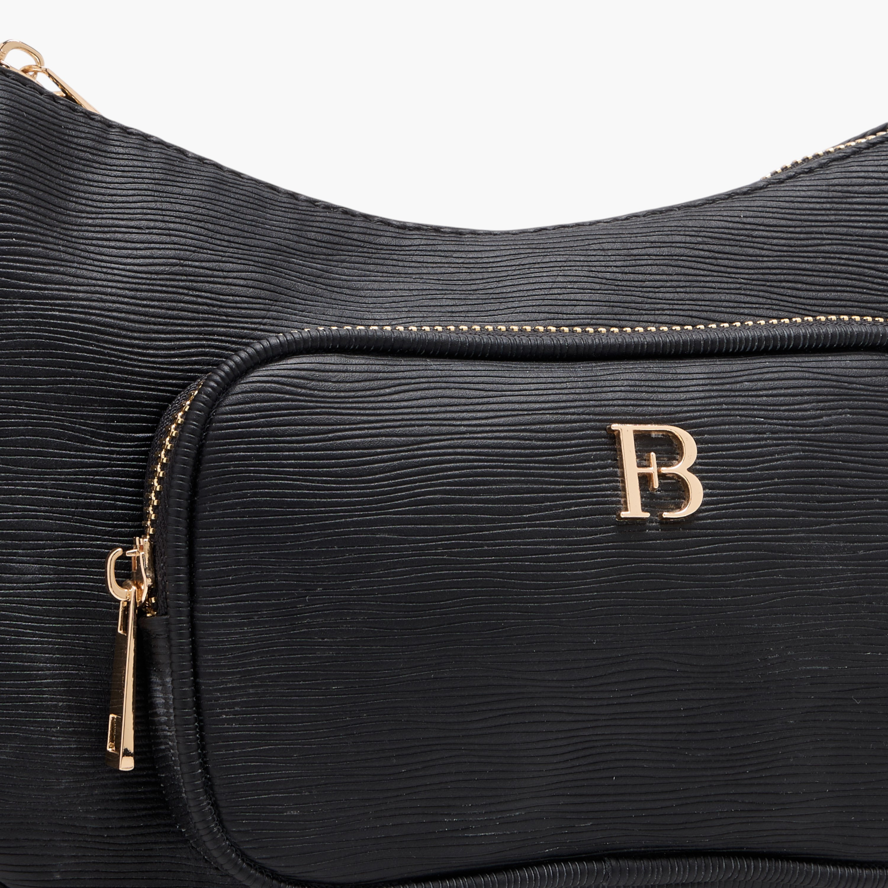 Flora Bella Textured Crossbody Bag with Detachable Strap and Zip Closure-women-bagsandwallets-handbags-image-4