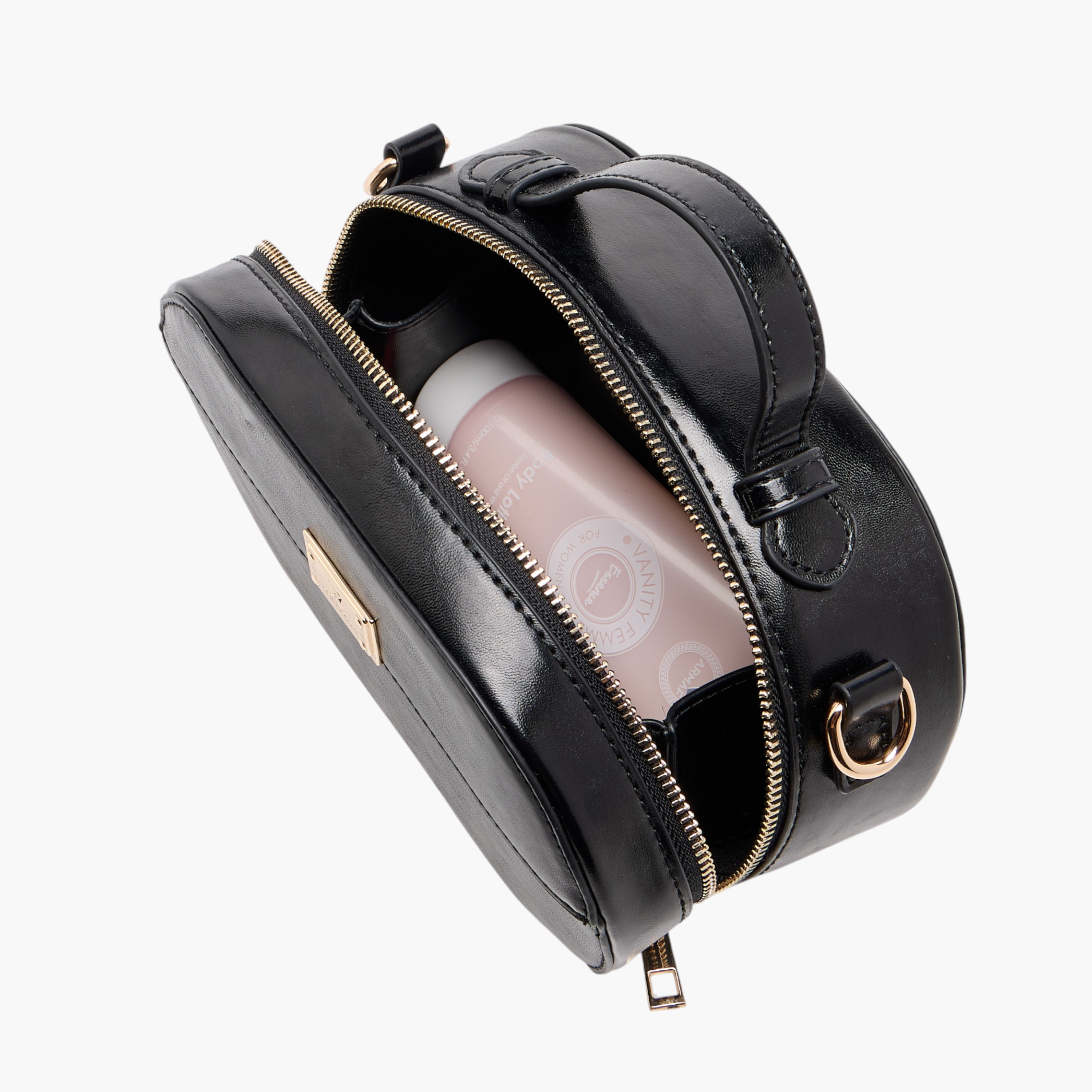Flora Bella Solid Crossbody Bag with Zip Closure and Detachable Strap-women-bagsandwallets-handbags-image-7