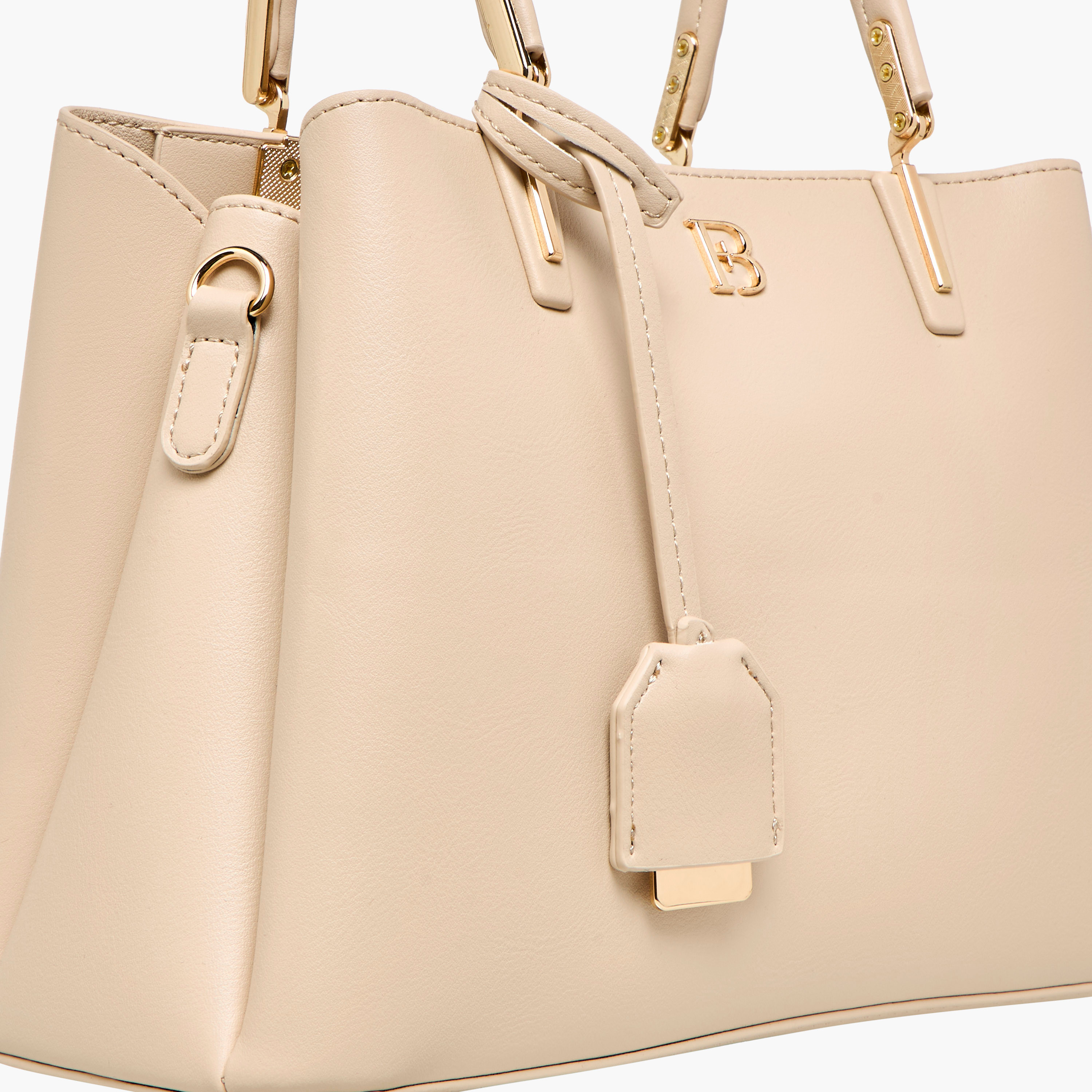 Flora Bella Solid Tote Bag with Detachable Strap and Zip Closure-women-bagsandwallets-handbags-image-5