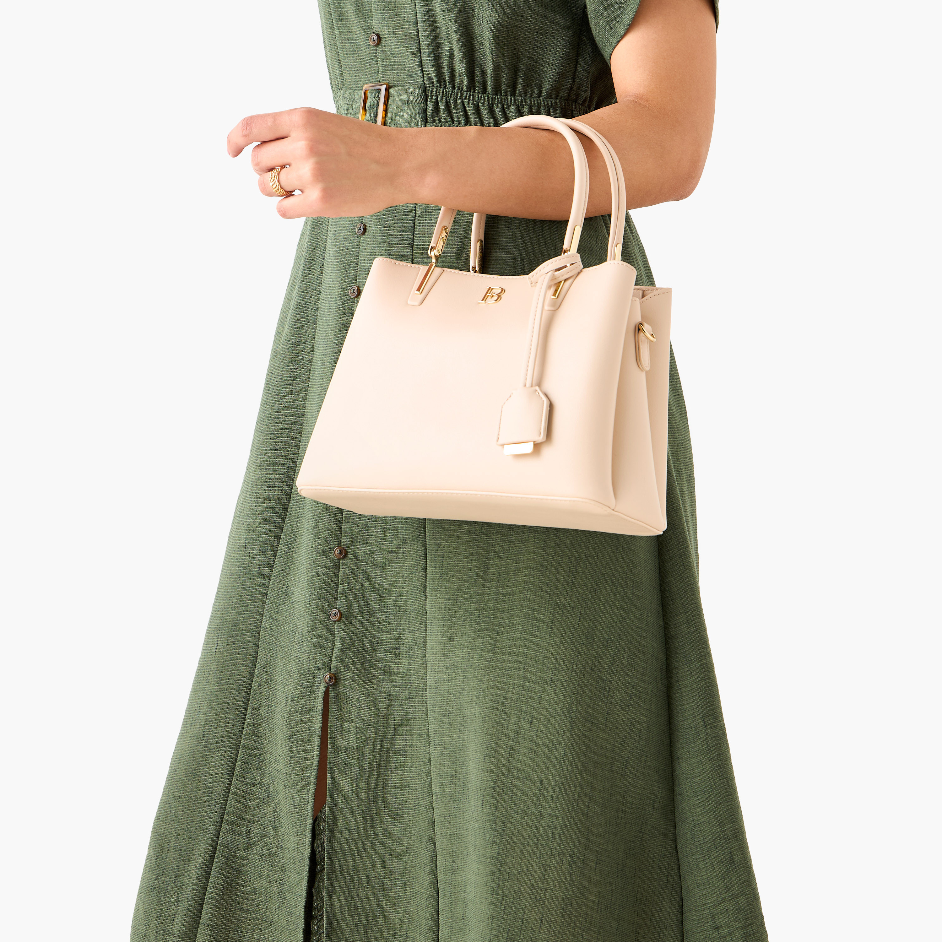 Flora Bella Solid Tote Bag with Detachable Strap and Zip Closure-women-bagsandwallets-handbags-image-8