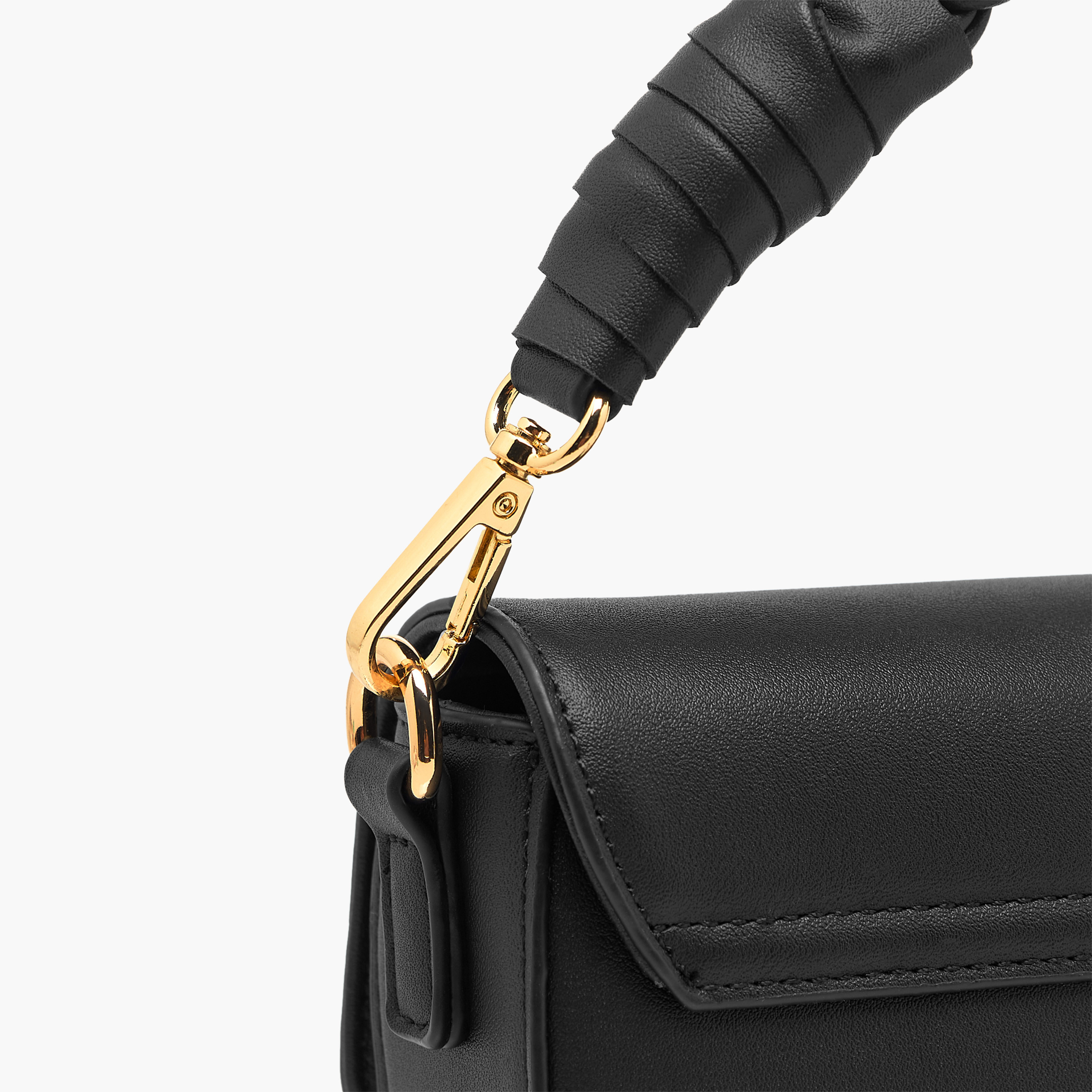 شنطة كروس بودي سادة بحزام قابل للفصل وزر إغلاق من فلورا بيلا-women-bagsandwallets-handbags-image-7