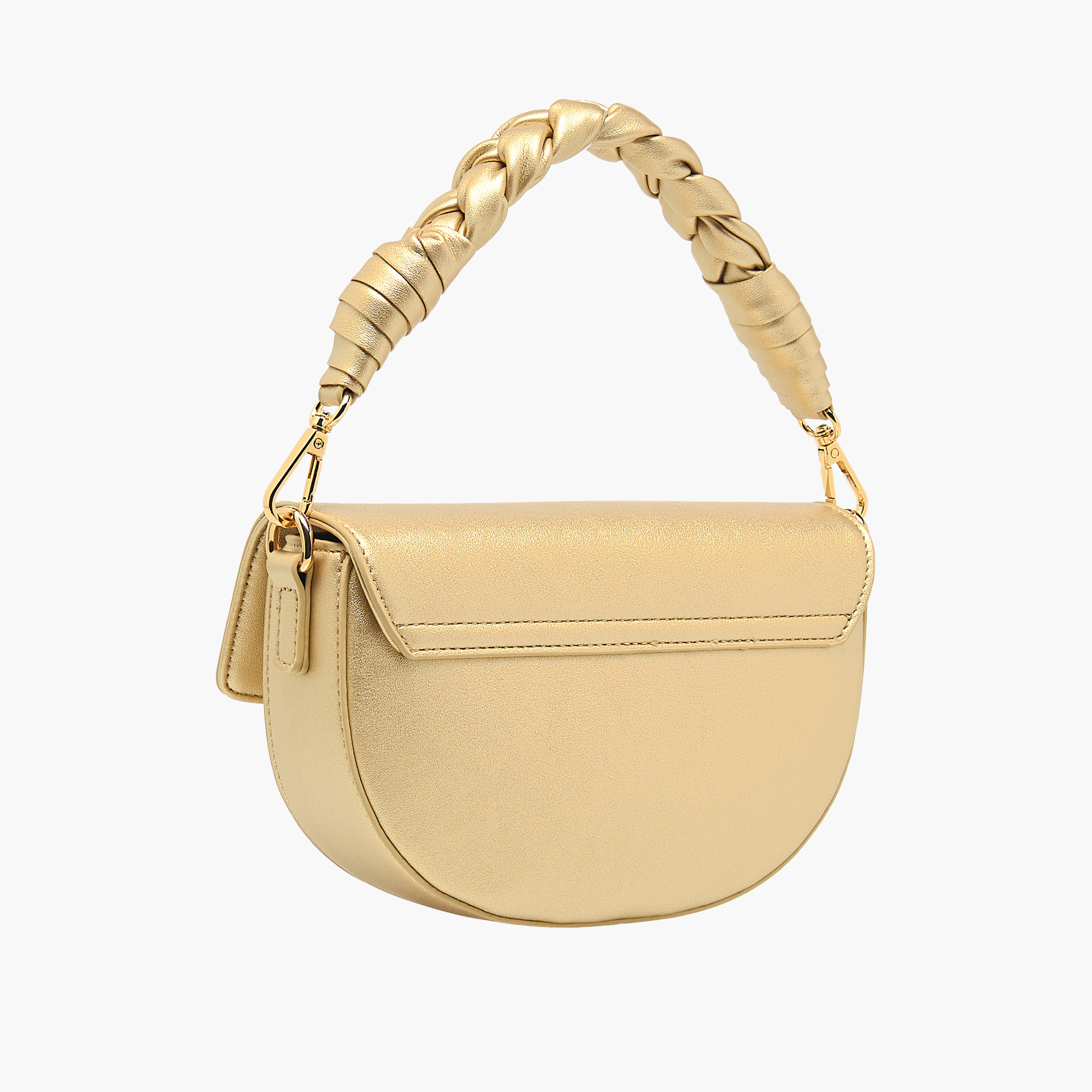 Flora Bella Solid Crossbody Bag with Detachable Strap and Button Closure-women-bagsandwallets-handbags-image-4