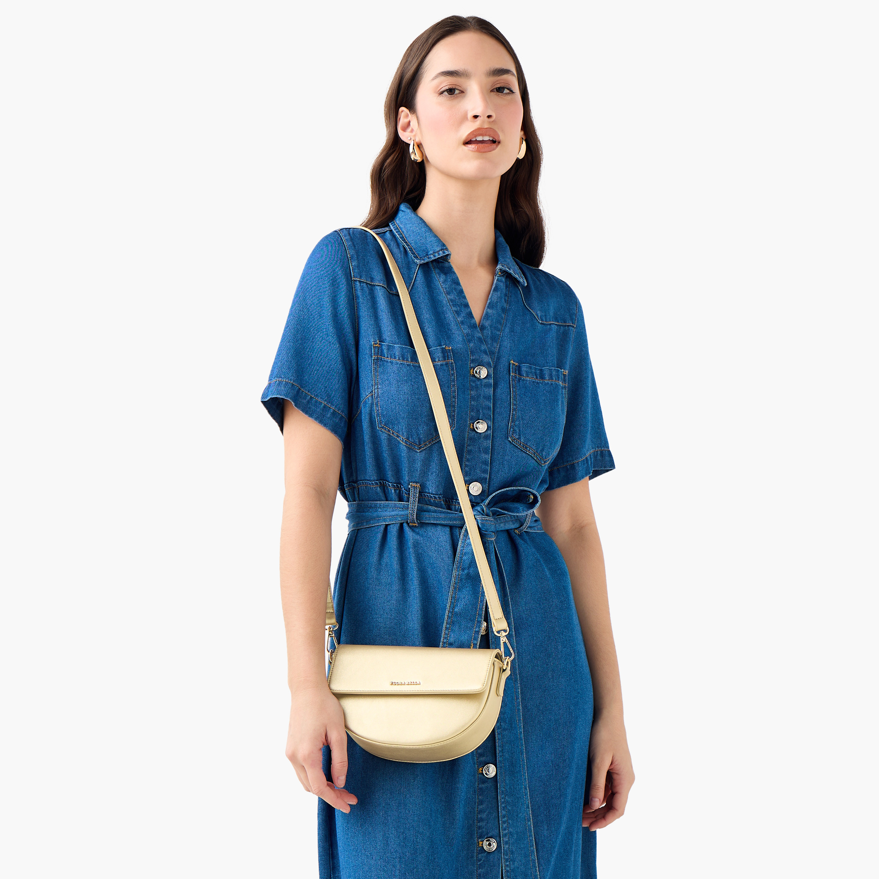 Flora Bella Solid Crossbody Bag with Detachable Strap and Button Closure-women-bagsandwallets-handbags-image-8