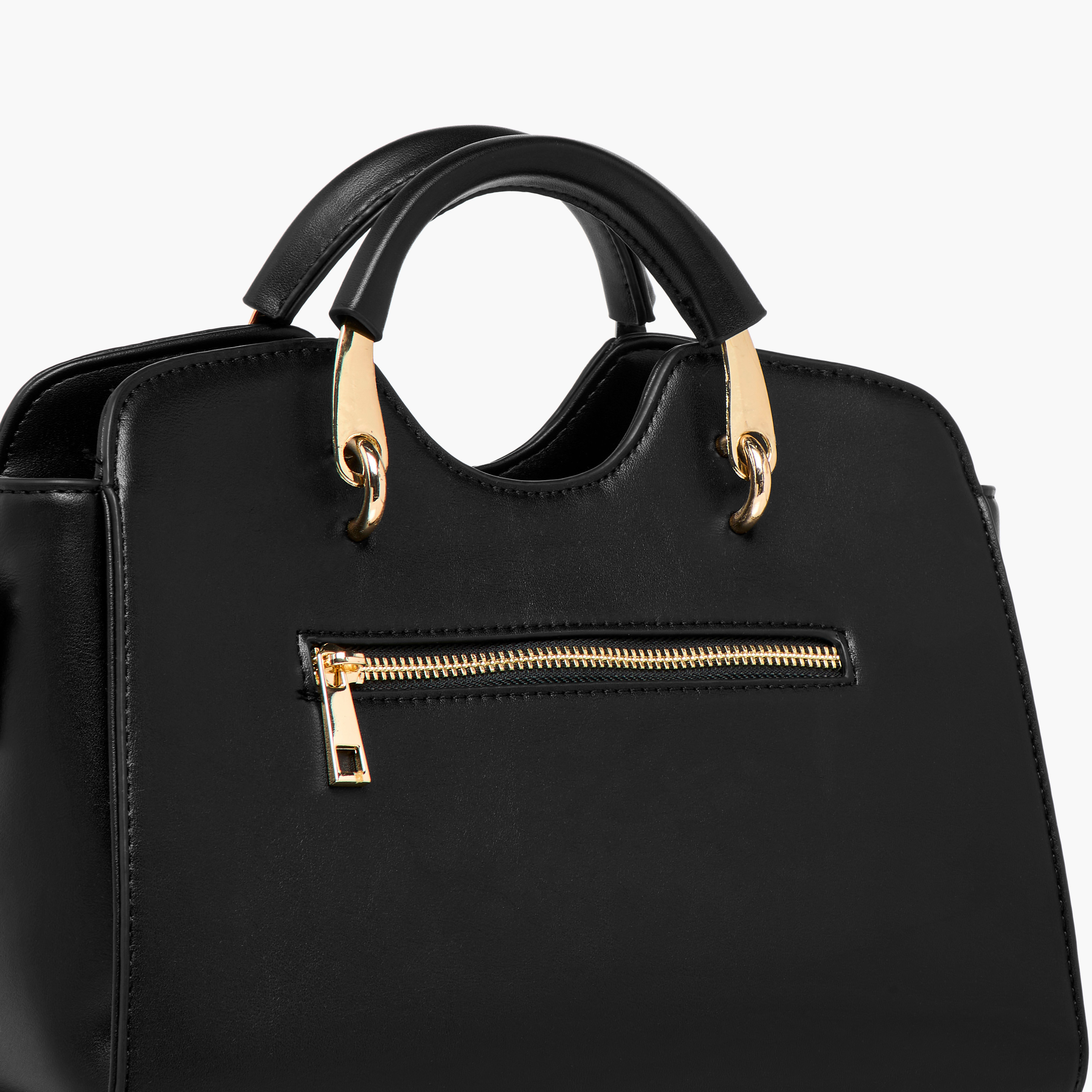 Flora Bella Solid Tote Bag with Detachable Strap and Zip Closure-women-bagsandwallets-handbags-image-7