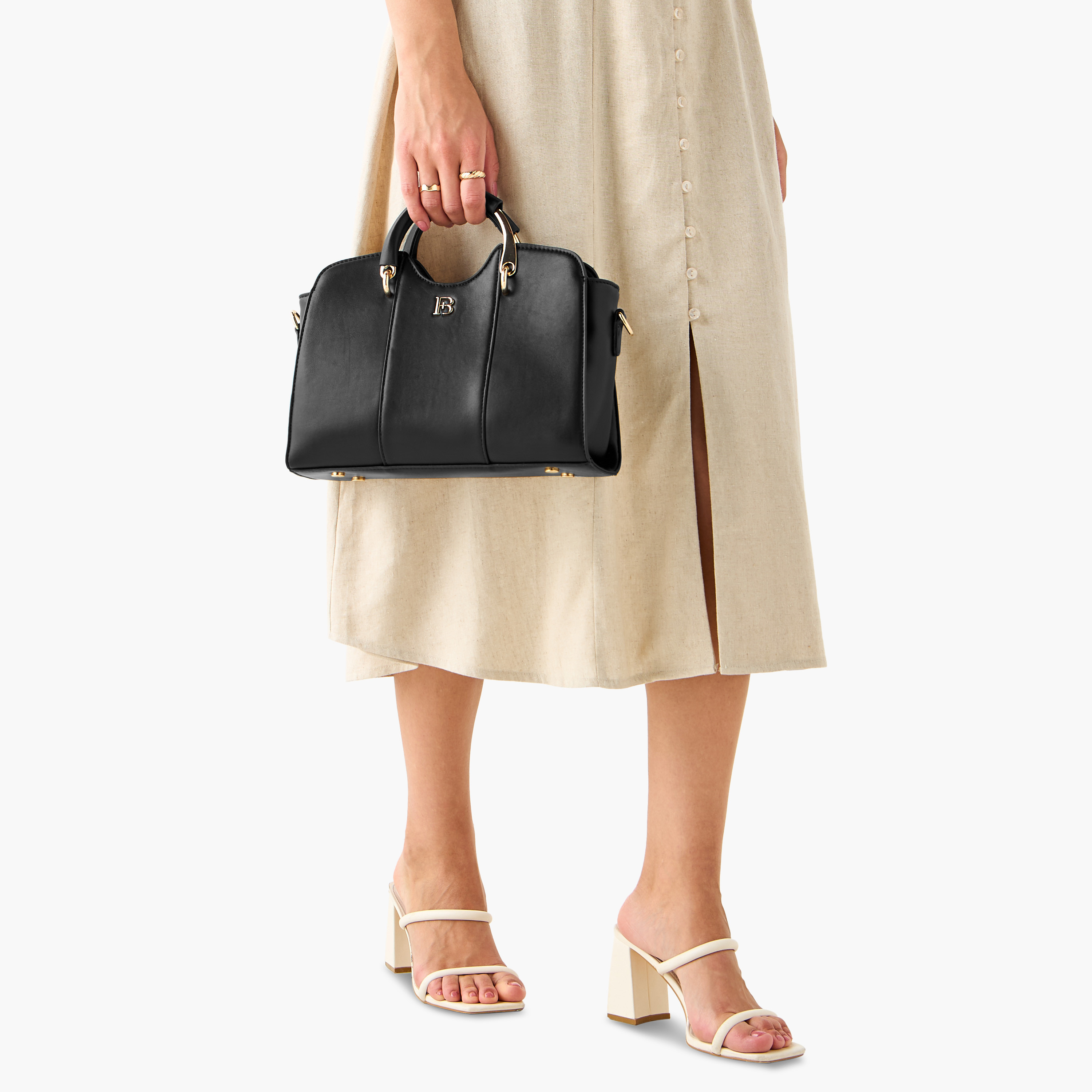 Flora Bella Solid Tote Bag with Detachable Strap and Zip Closure-women-bagsandwallets-handbags-image-9