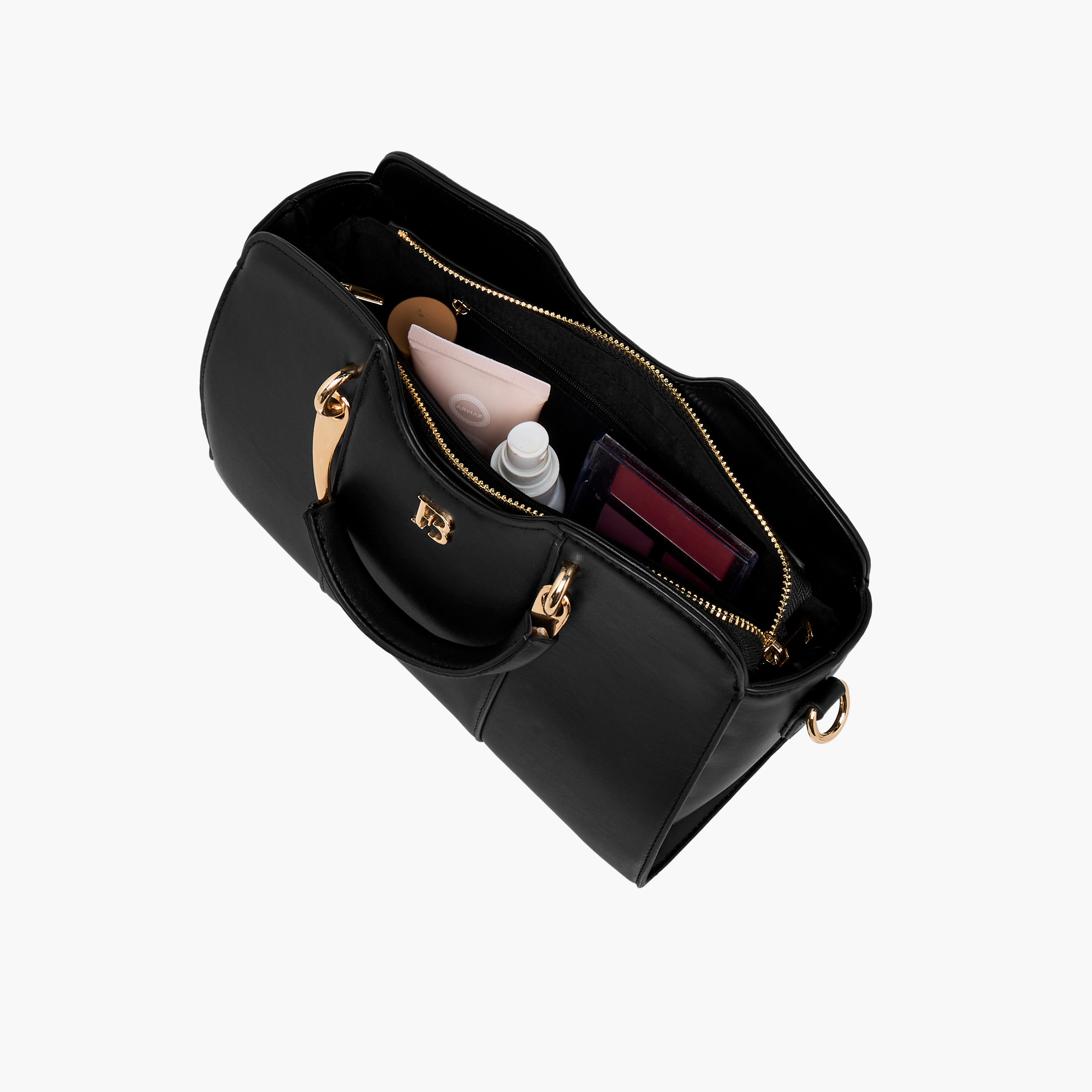 Flora Bella Solid Tote Bag with Detachable Strap and Zip Closure-women-bagsandwallets-handbags-image-10