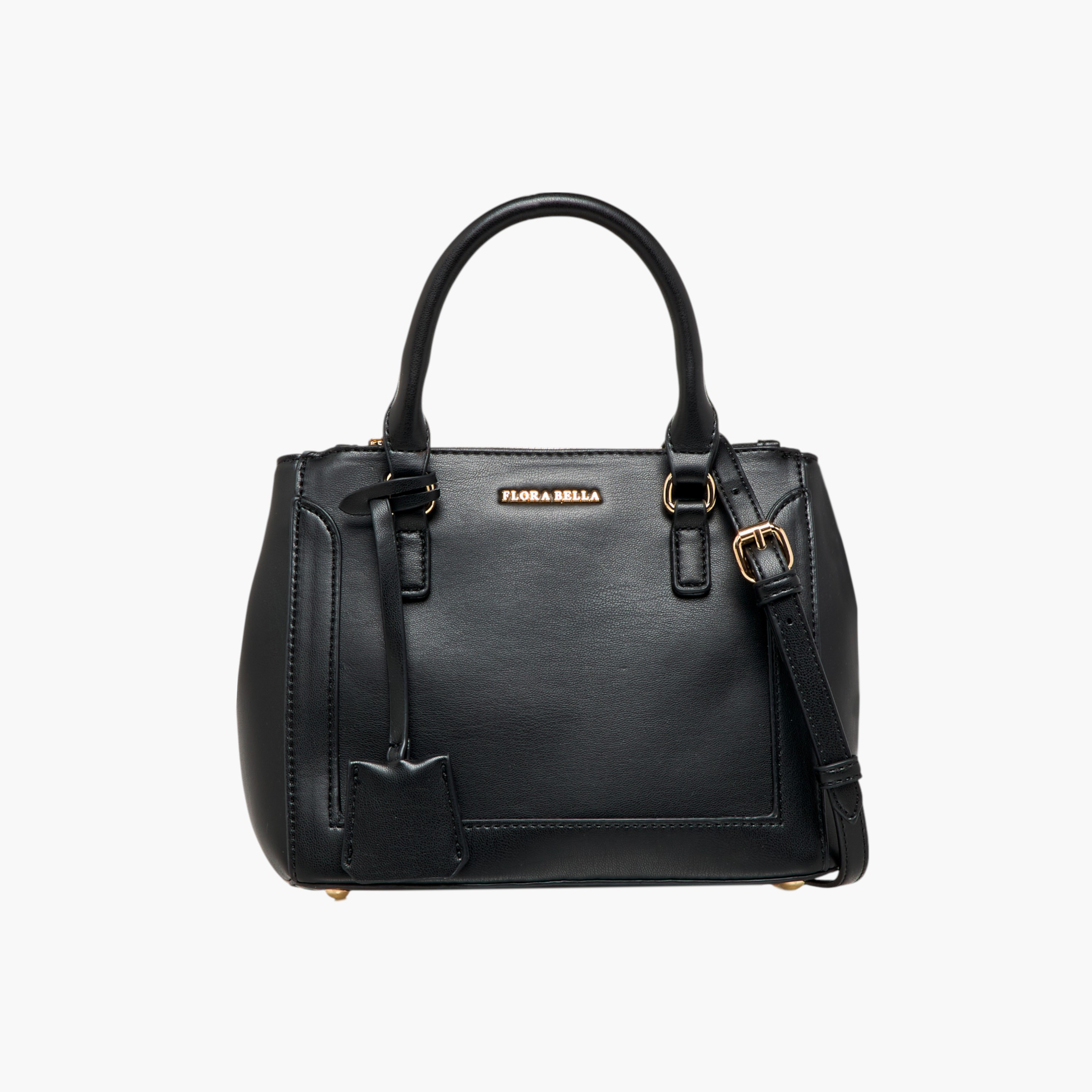 Flora Bella Solid Tote Bag with Top Handles and Detachable Strap-women-bagsandwallets-handbags-image-1