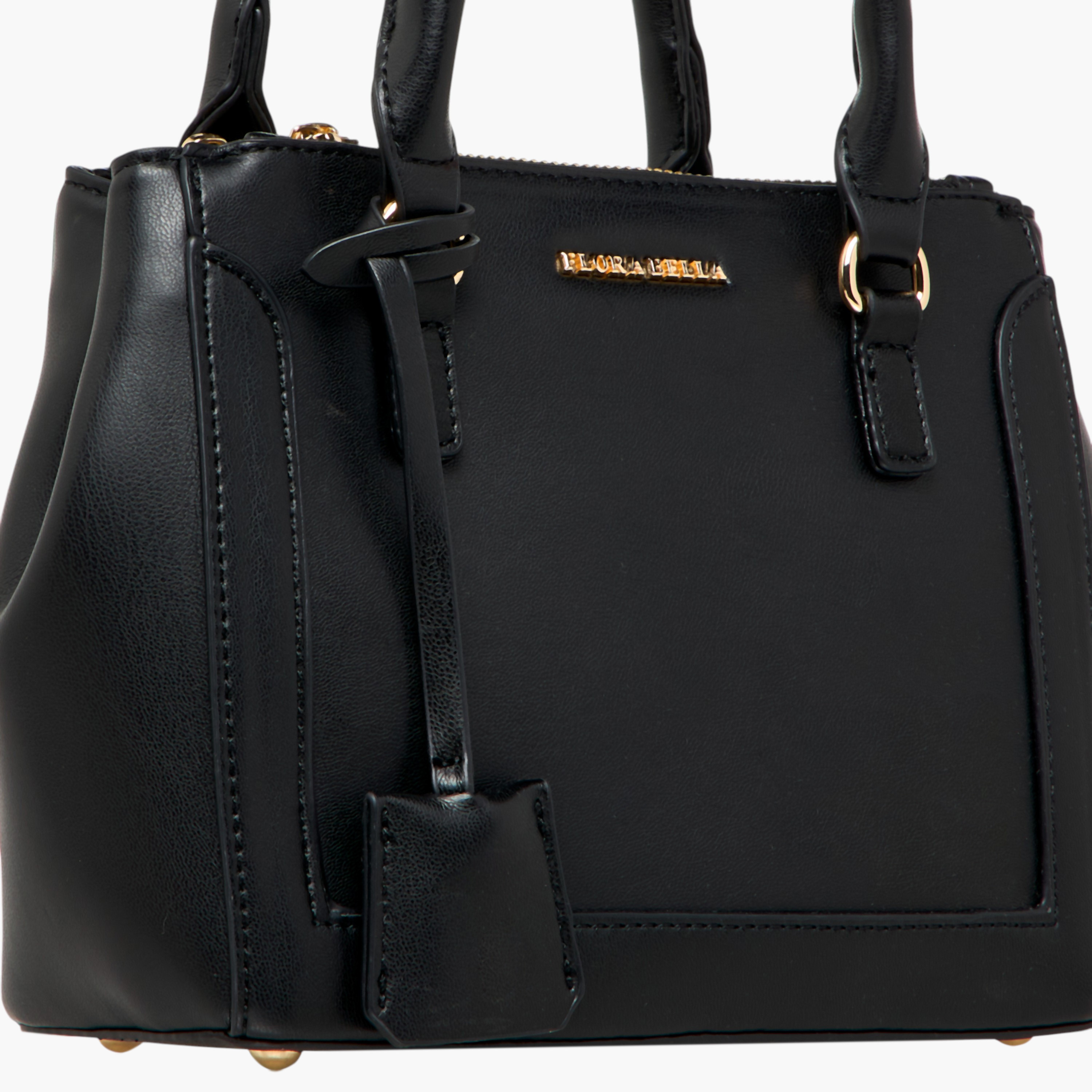 Flora Bella Solid Tote Bag with Top Handles and Detachable Strap-women-bagsandwallets-handbags-image-6