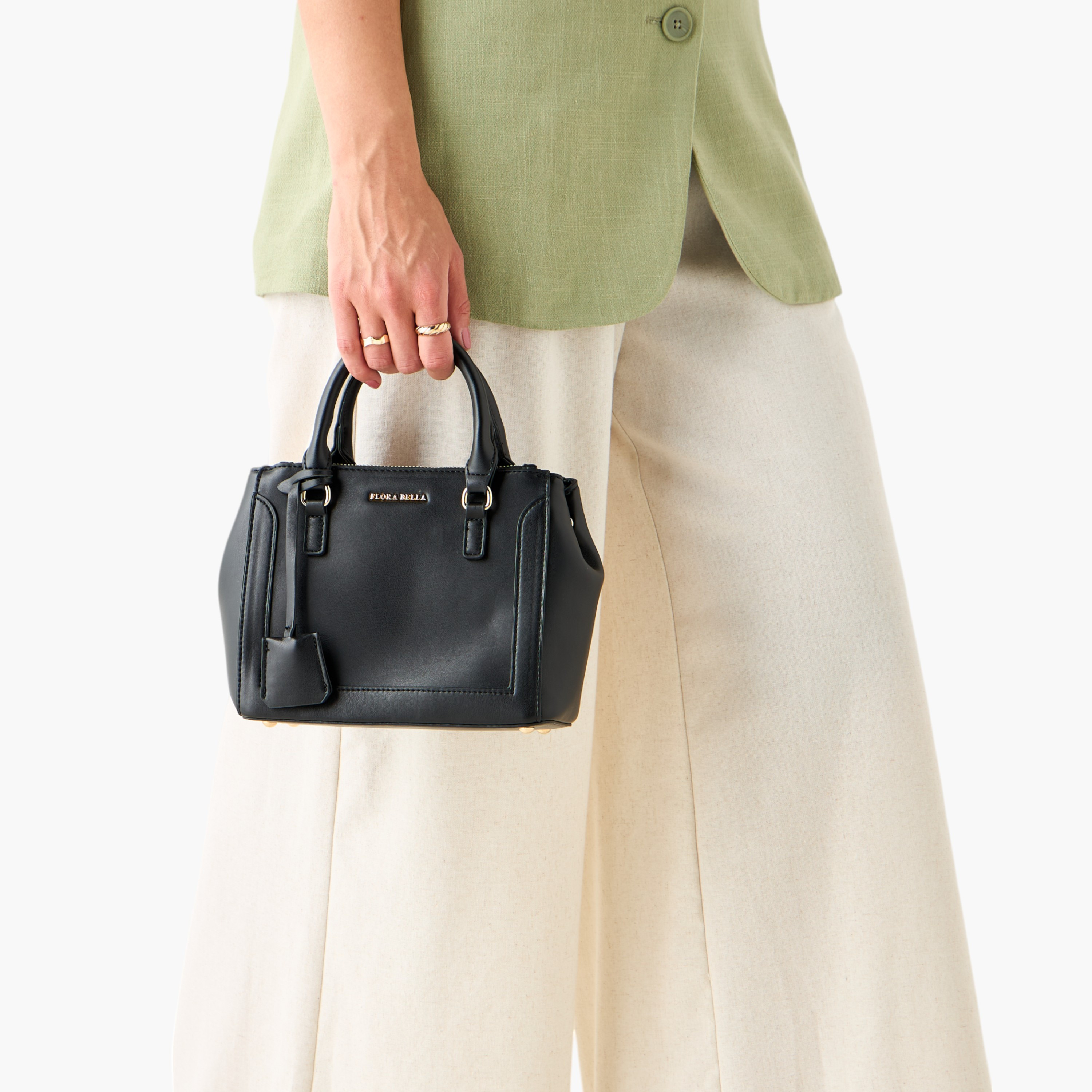 Flora Bella Solid Tote Bag with Top Handles and Detachable Strap-women-bagsandwallets-handbags-image-9