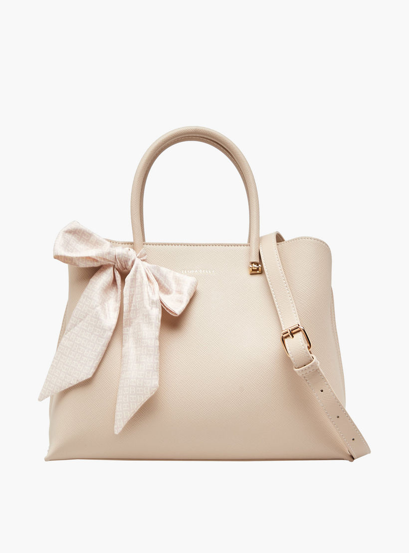 شنطة توت بزينة وشاح وبحزام قابل للفصل من فلورا بيلا-women-bagsandwallets-handbags-image-1