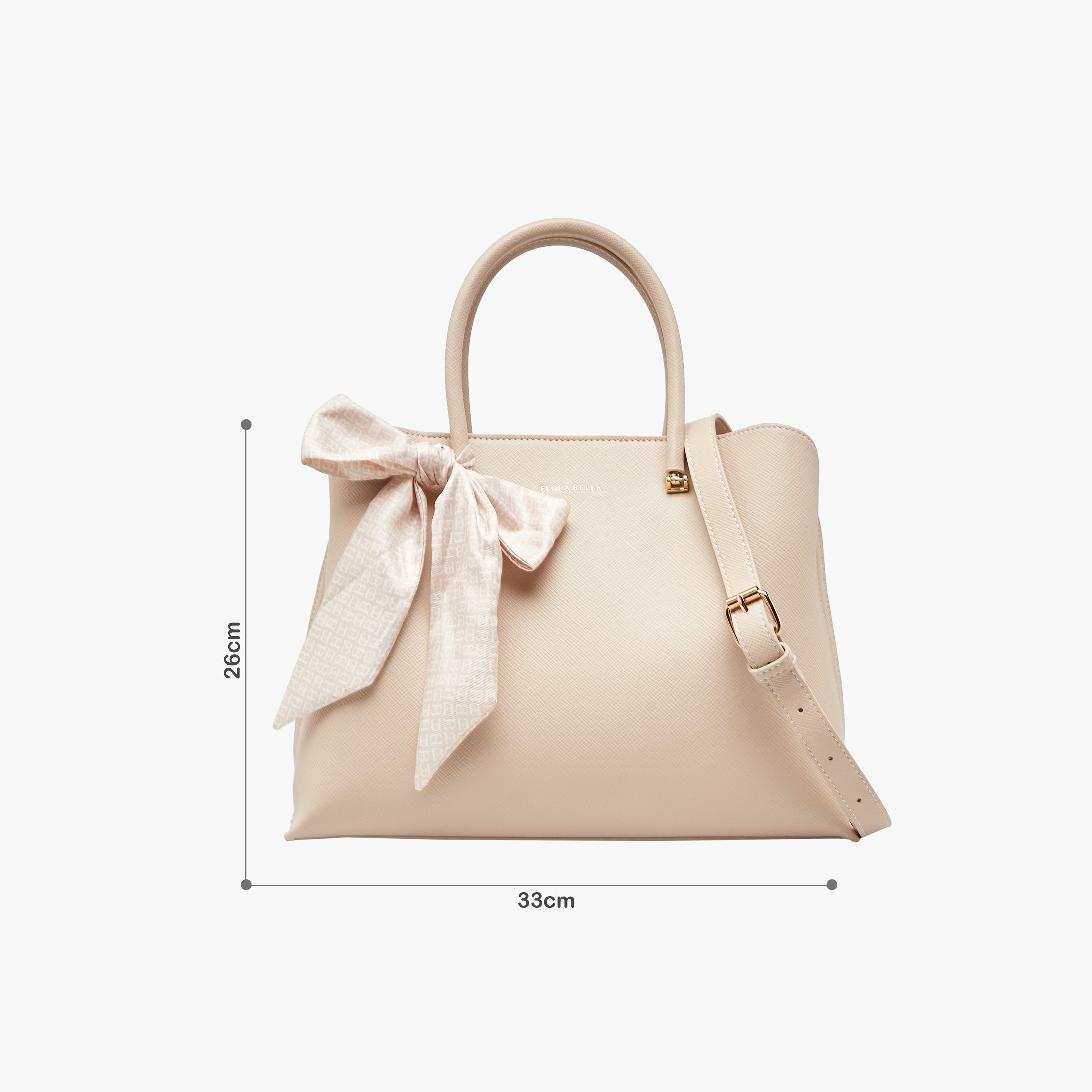 شنطة توت بزينة وشاح وبحزام قابل للفصل من فلورا بيلا-women-bagsandwallets-handbags-image-2