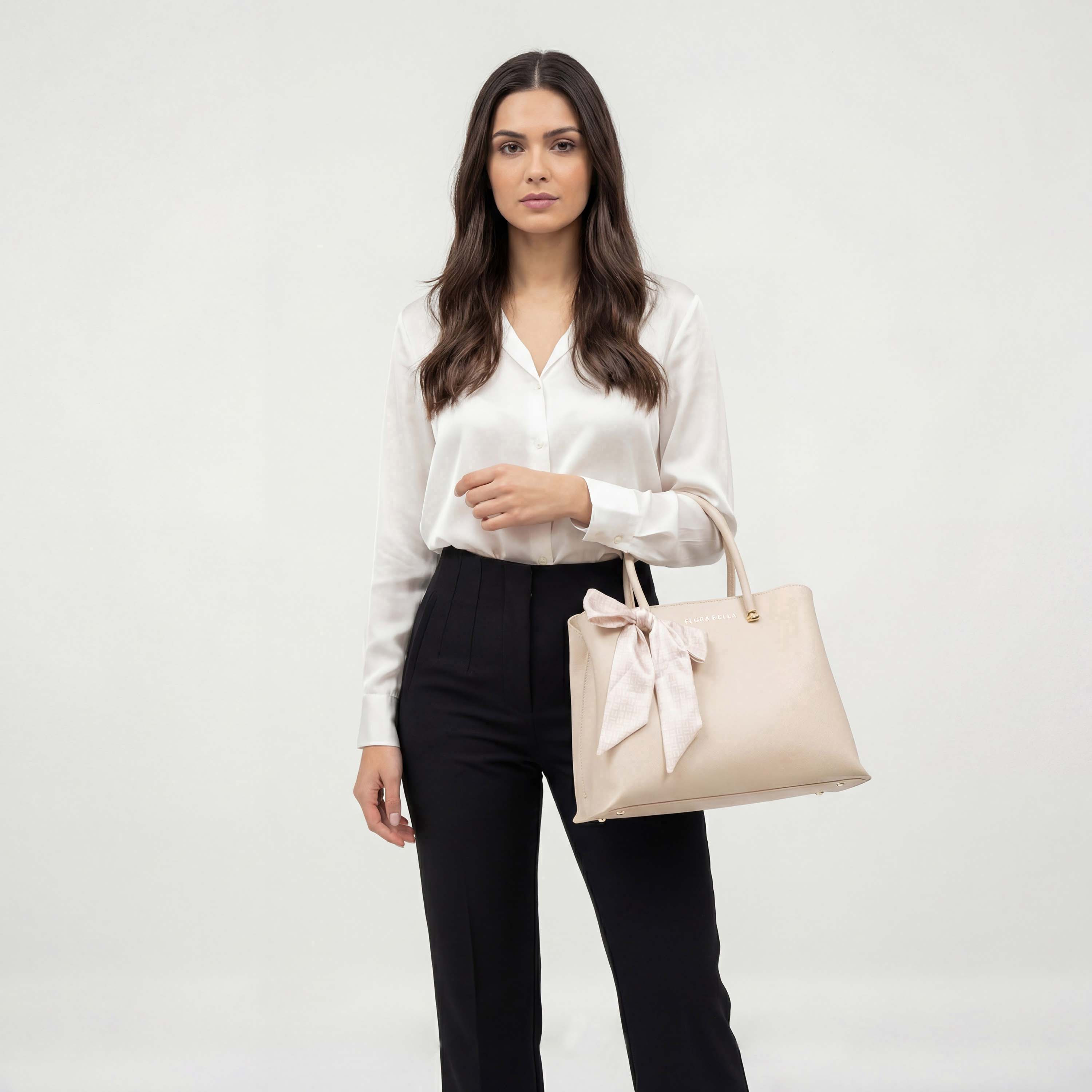 شنطة توت بزينة وشاح وبحزام قابل للفصل من فلورا بيلا-women-bagsandwallets-handbags-image-3