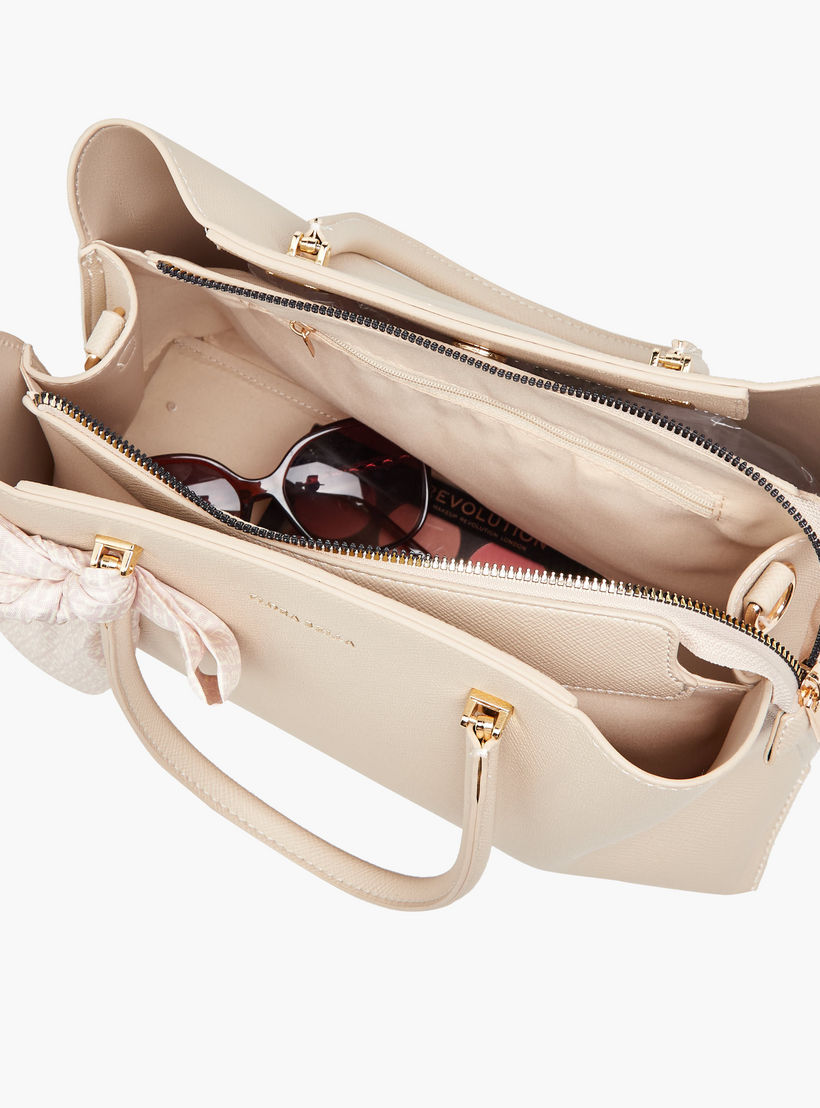 شنطة توت بزينة وشاح وبحزام قابل للفصل من فلورا بيلا-women-bagsandwallets-handbags-image-9