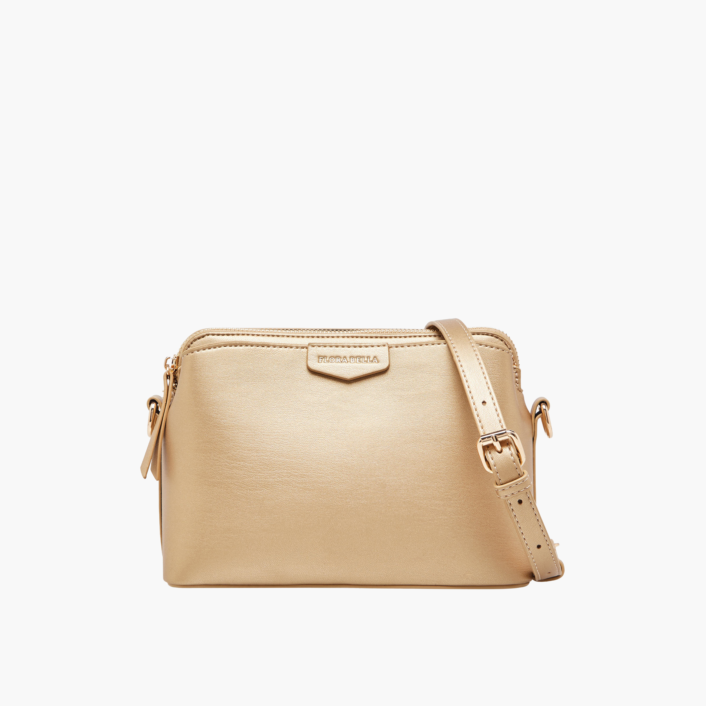 شنطة كروسبودي سادة بحزام قابل للفصل من فلورا بيلا-women-bagsandwallets-handbags-image-1