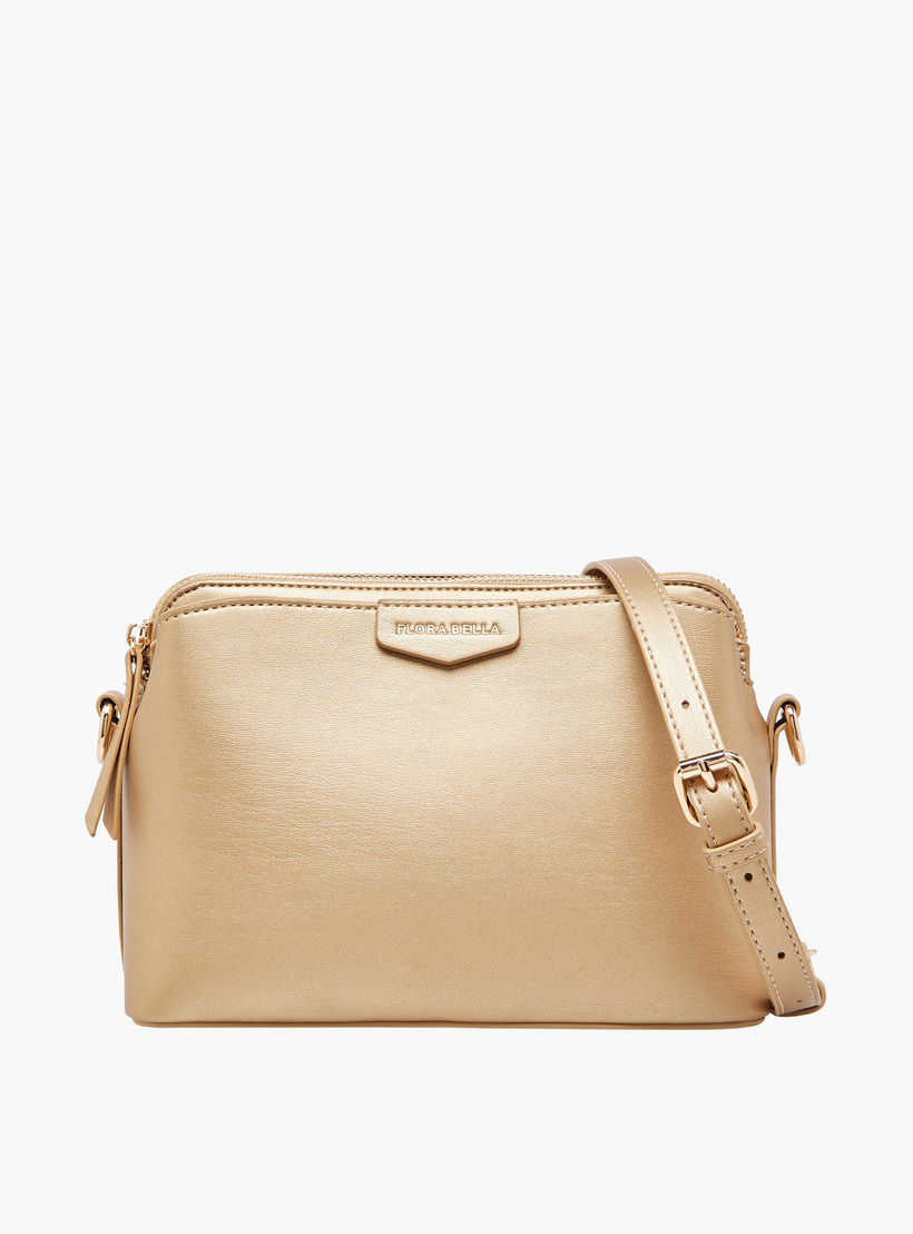 شنطة كروسبودي سادة بحزام قابل للفصل من فلورا بيلا-women-bagsandwallets-handbags-image-1
