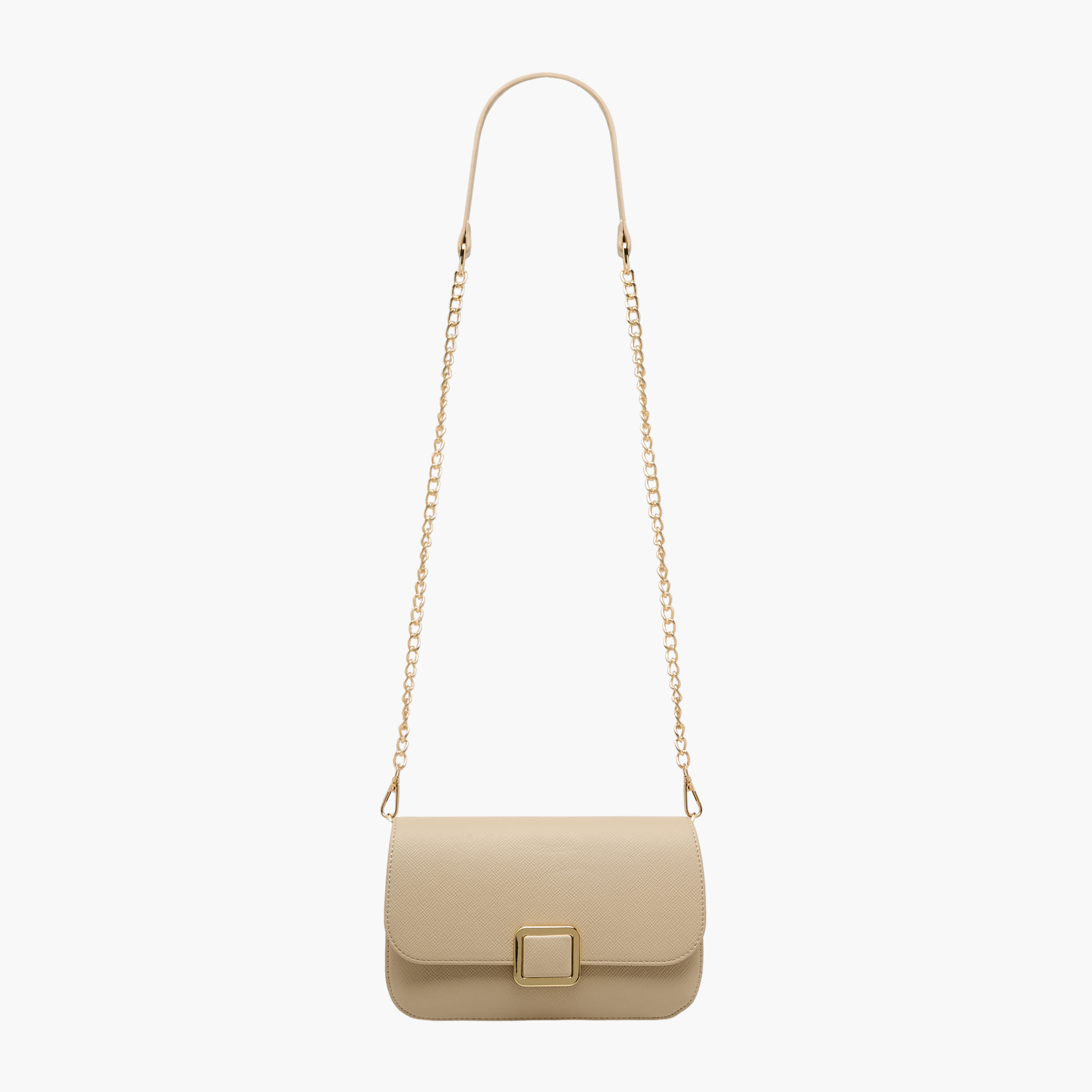 شنطة كروسبودي بارزة الملمس بحزام سلسلة قابل للفصل من فلورا بيلا-women-bagsandwallets-handbags-image-4