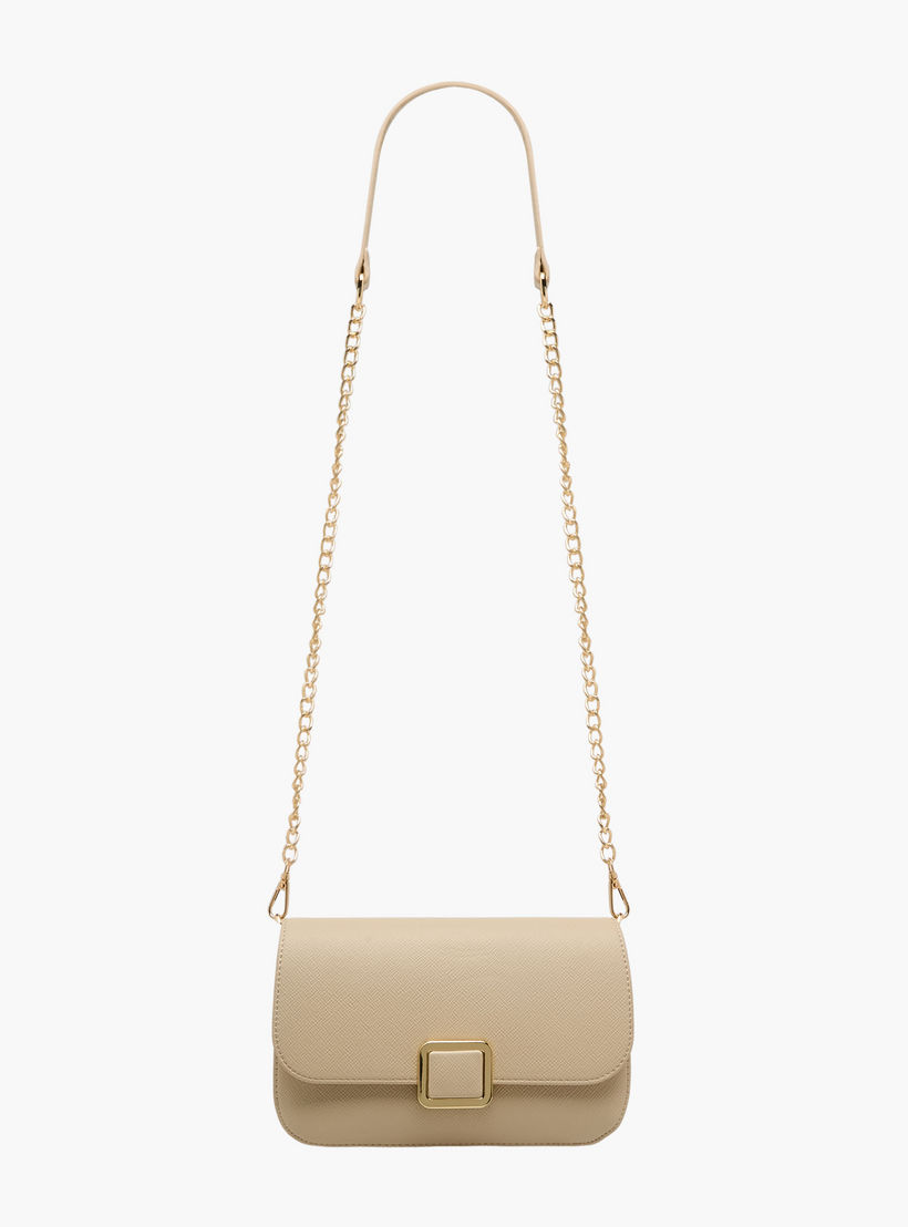 شنطة كروسبودي بارزة الملمس بحزام سلسلة قابل للفصل من فلورا بيلا-women-bagsandwallets-handbags-image-4