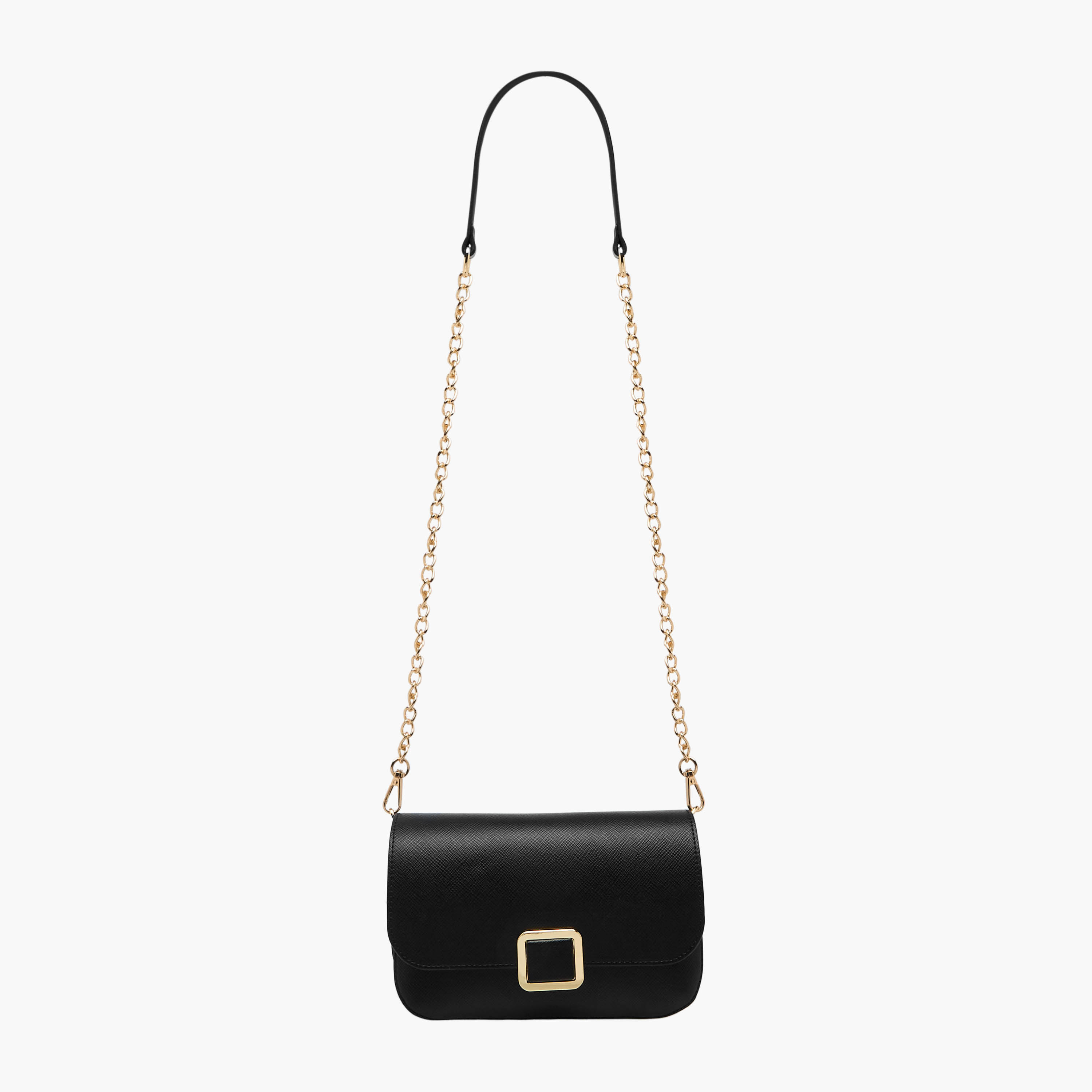 شنطة كروسبودي بارزة الملمس بحزام سلسلة قابل للفصل من فلورا بيلا-women-bagsandwallets-handbags-image-4
