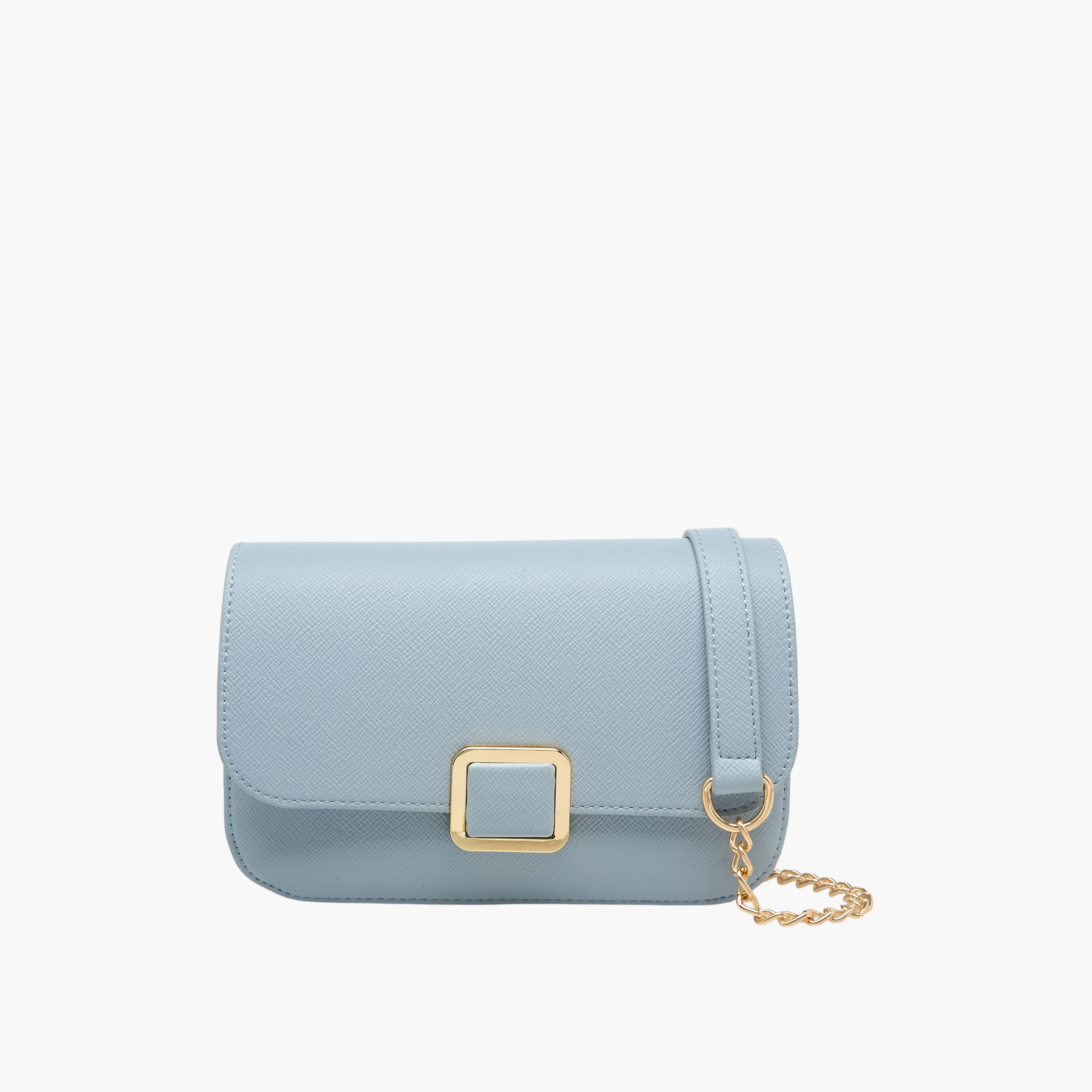 Flora Bella Textured Crossbody Bag with Detachable Chain Strap-women-bagsandwallets-handbags-image-1