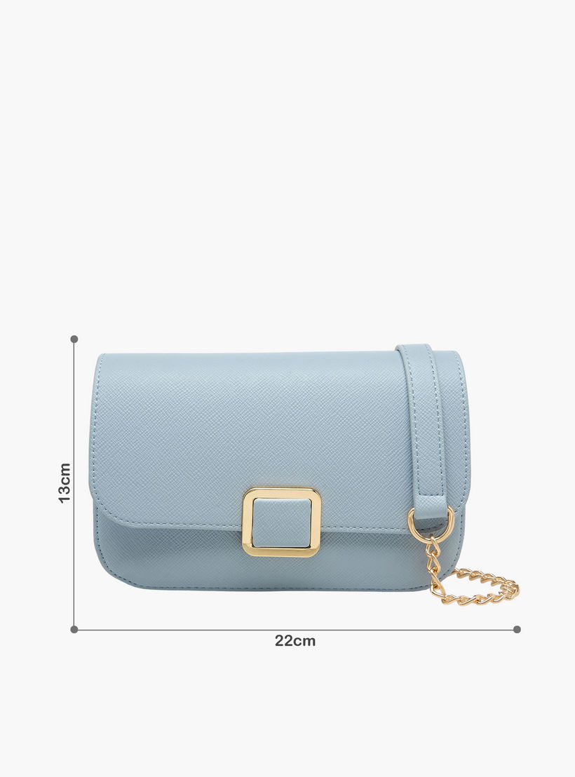 Flora Bella Textured Crossbody Bag with Detachable Chain Strap-women-bagsandwallets-handbags-image-2
