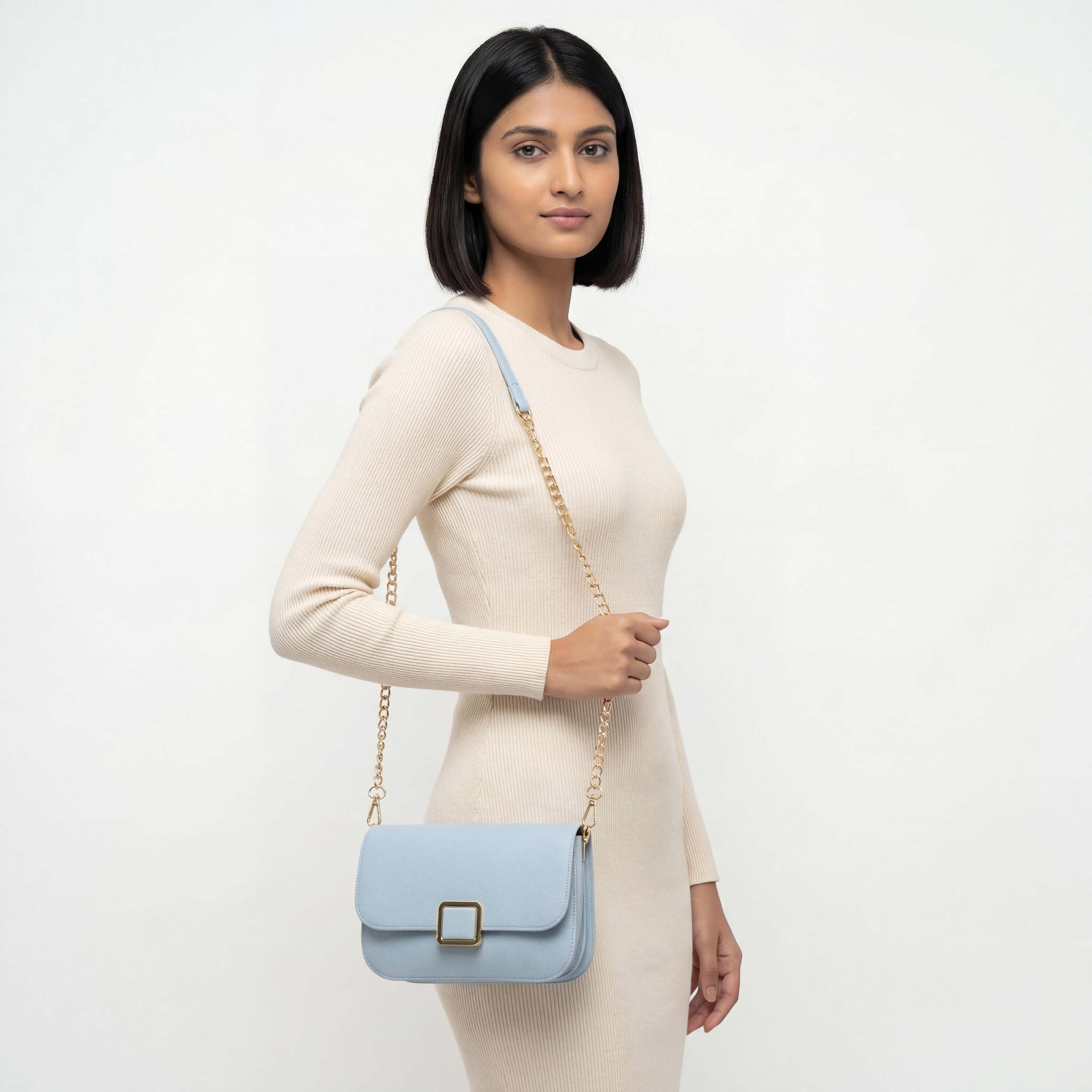 Flora Bella Textured Crossbody Bag with Detachable Chain Strap-women-bagsandwallets-handbags-image-3