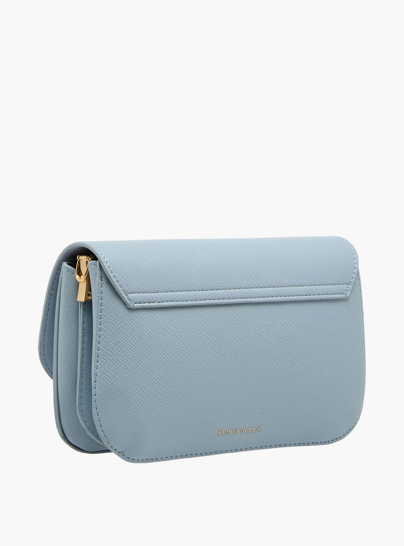 Flora Bella Textured Crossbody Bag with Detachable Chain Strap-women-bagsandwallets-handbags-image-5