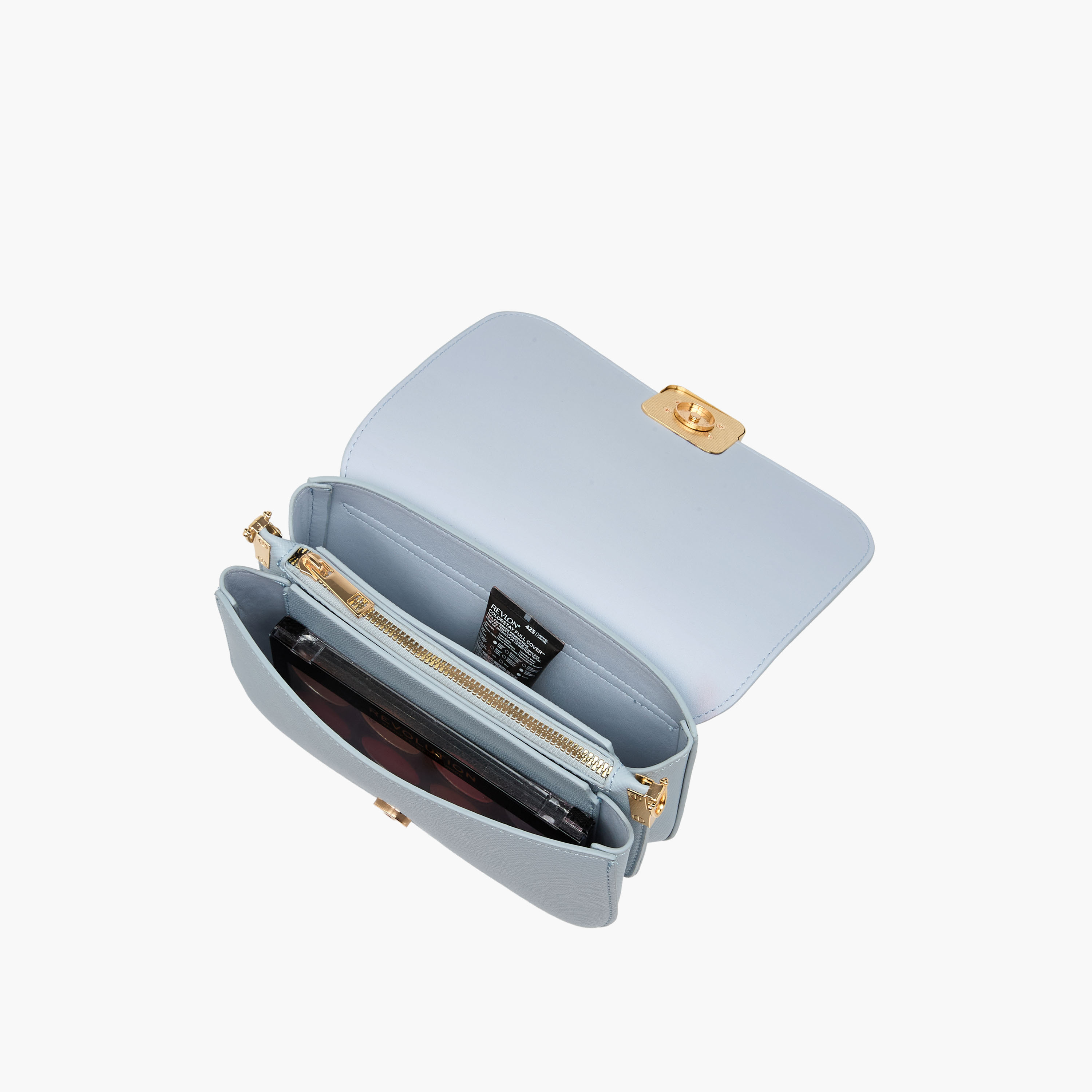Flora Bella Textured Crossbody Bag with Detachable Chain Strap-women-bagsandwallets-handbags-image-9