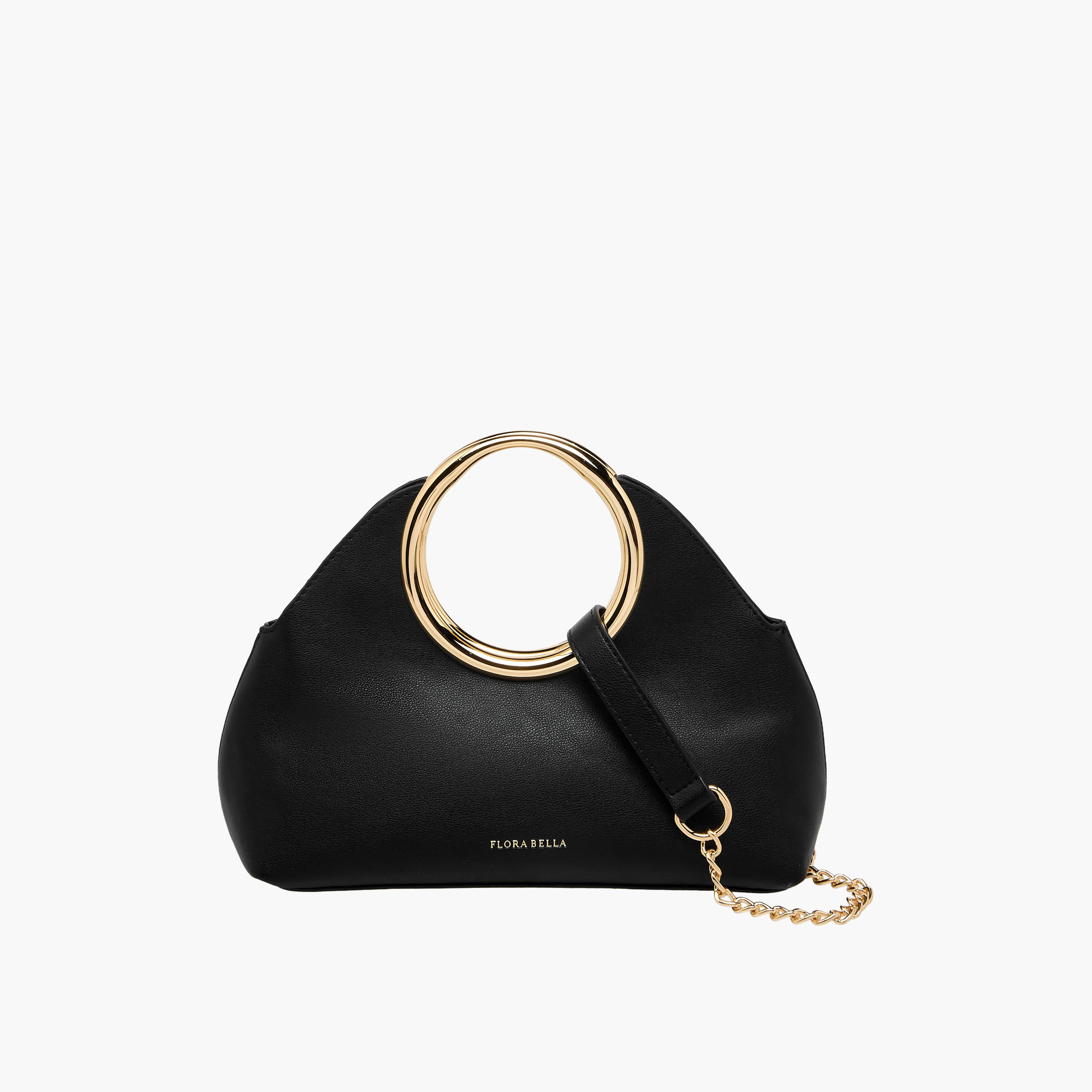 شنطة كروس بودي بارزة الملمس بحزام سلسلة قابل للفصل من فلورا بيلا-women-bagsandwallets-handbags-image-1