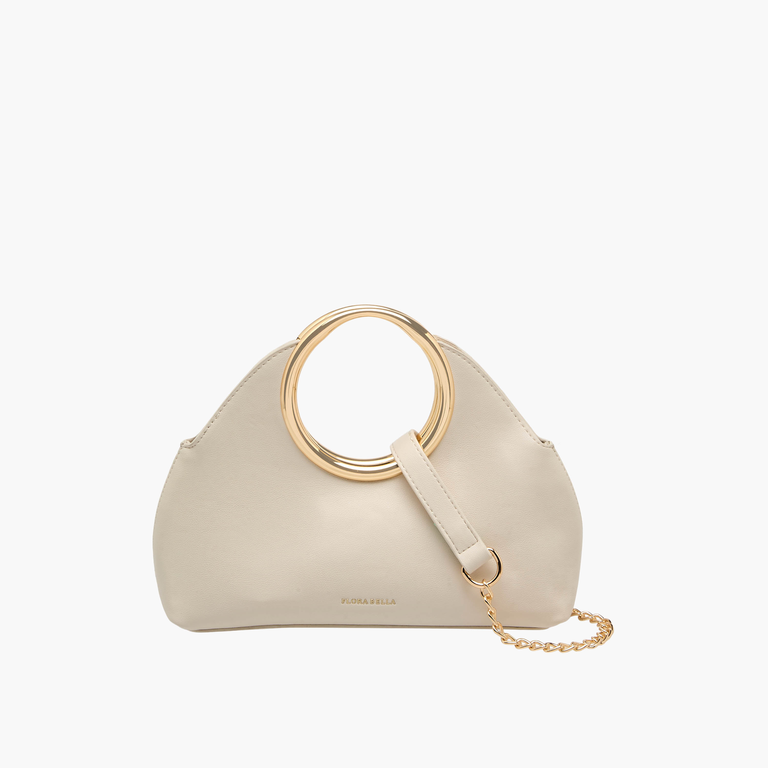 شنطة كروس بودي بارزة الملمس بحزام سلسلة قابل للفصل من فلورا بيلا-women-bagsandwallets-handbags-image-1